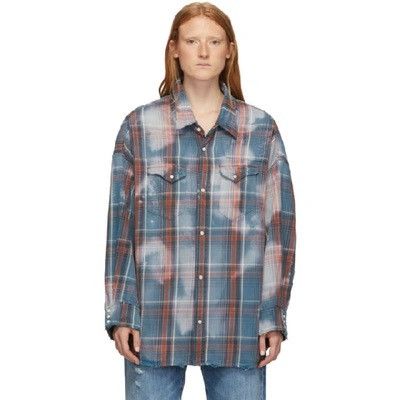 R13 Bleached oversized cowboy shirt. Small Size S / US 4 / IT 40 - 8 Thumbnail