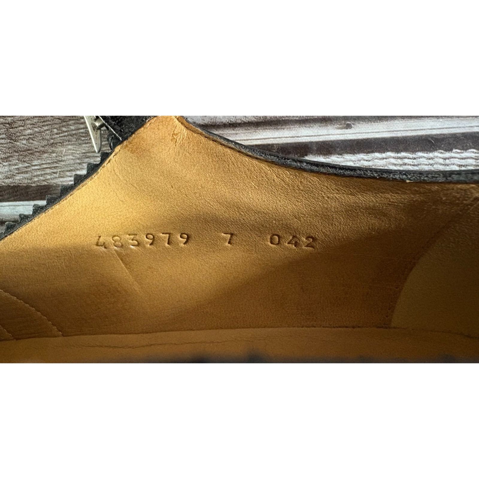 Gucci Gucci Brogue Leather Thesis Cutout Detail loafer sz 7 color Size US 7 / EU 40 - 9 Thumbnail