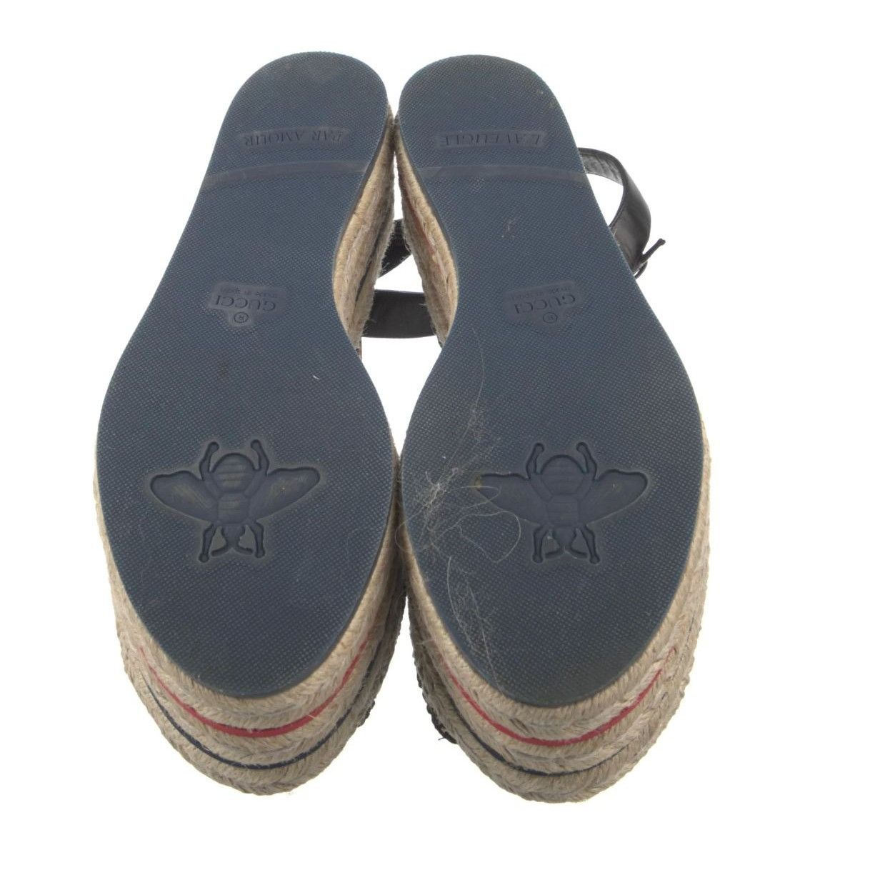 Gucci GUCCI Striped Braided Accents Espadrilles Size US 9 / IT 39 - 5 Thumbnail
