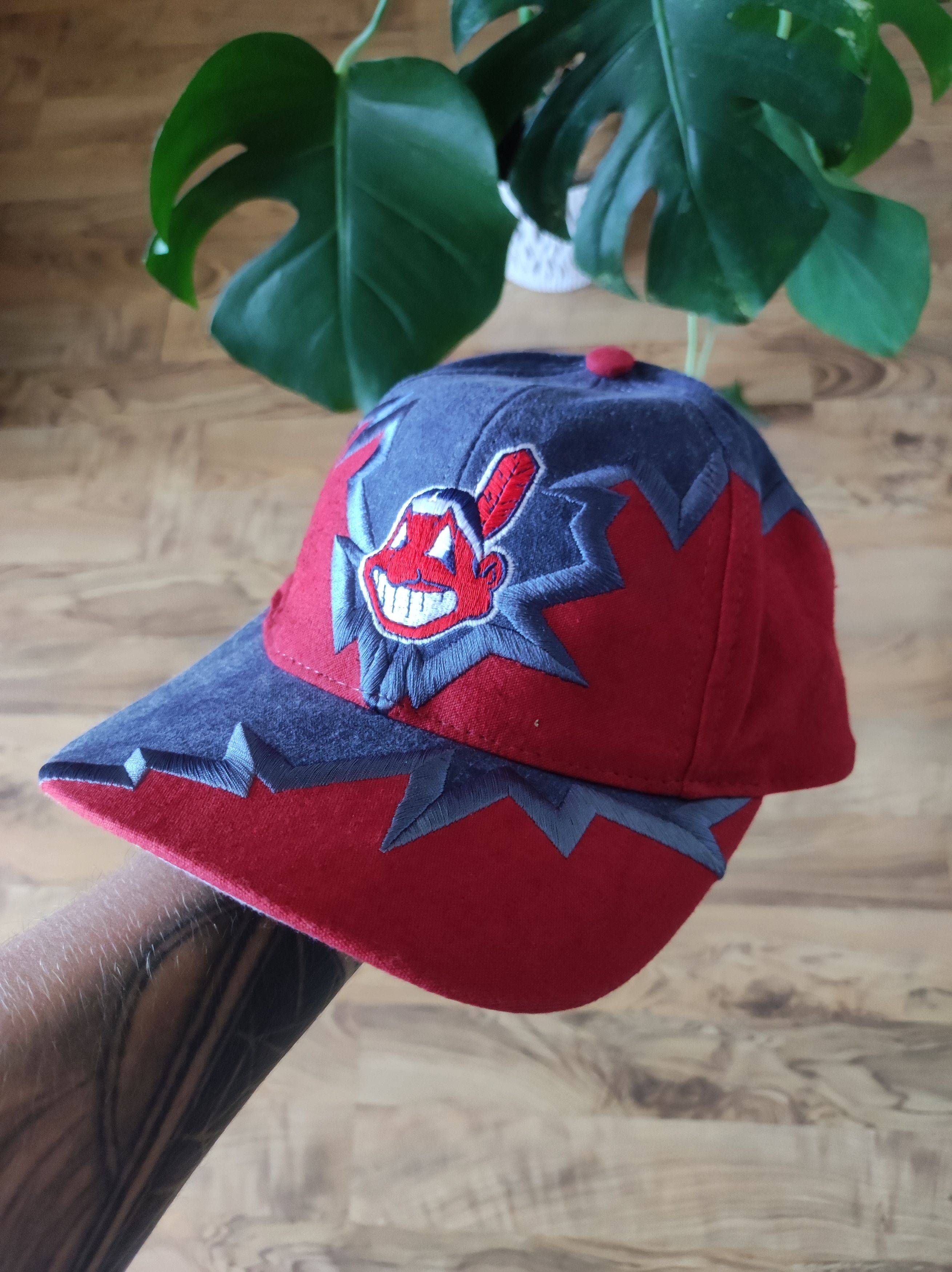 Drew Pearson Vintage 90s cleveland indians shockwave cap Size ONE SIZE - 1 Thumbnail