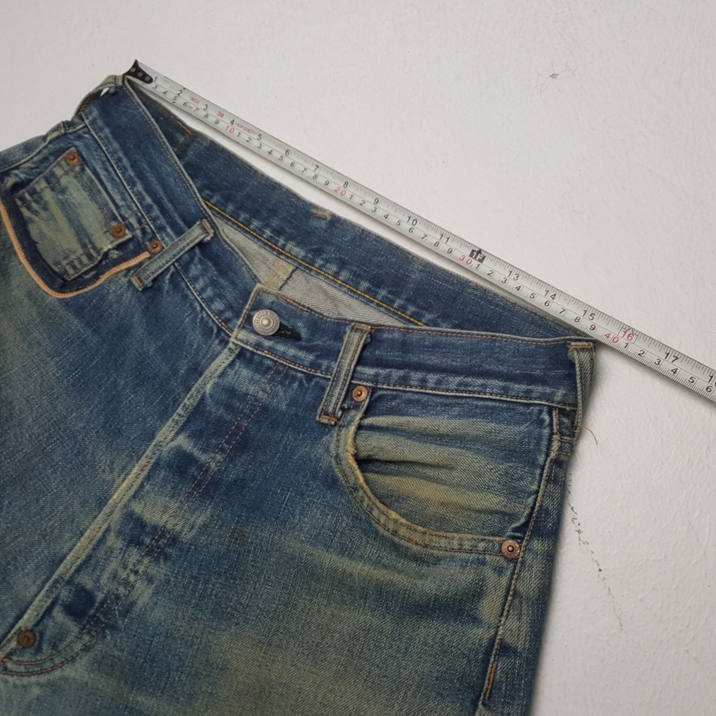 Evisu × Japanese Brand × Vintage EVIS Japanese Brand Streetwear Custom Daicock Vintage Jeans Size US 31 - 7 Thumbnail