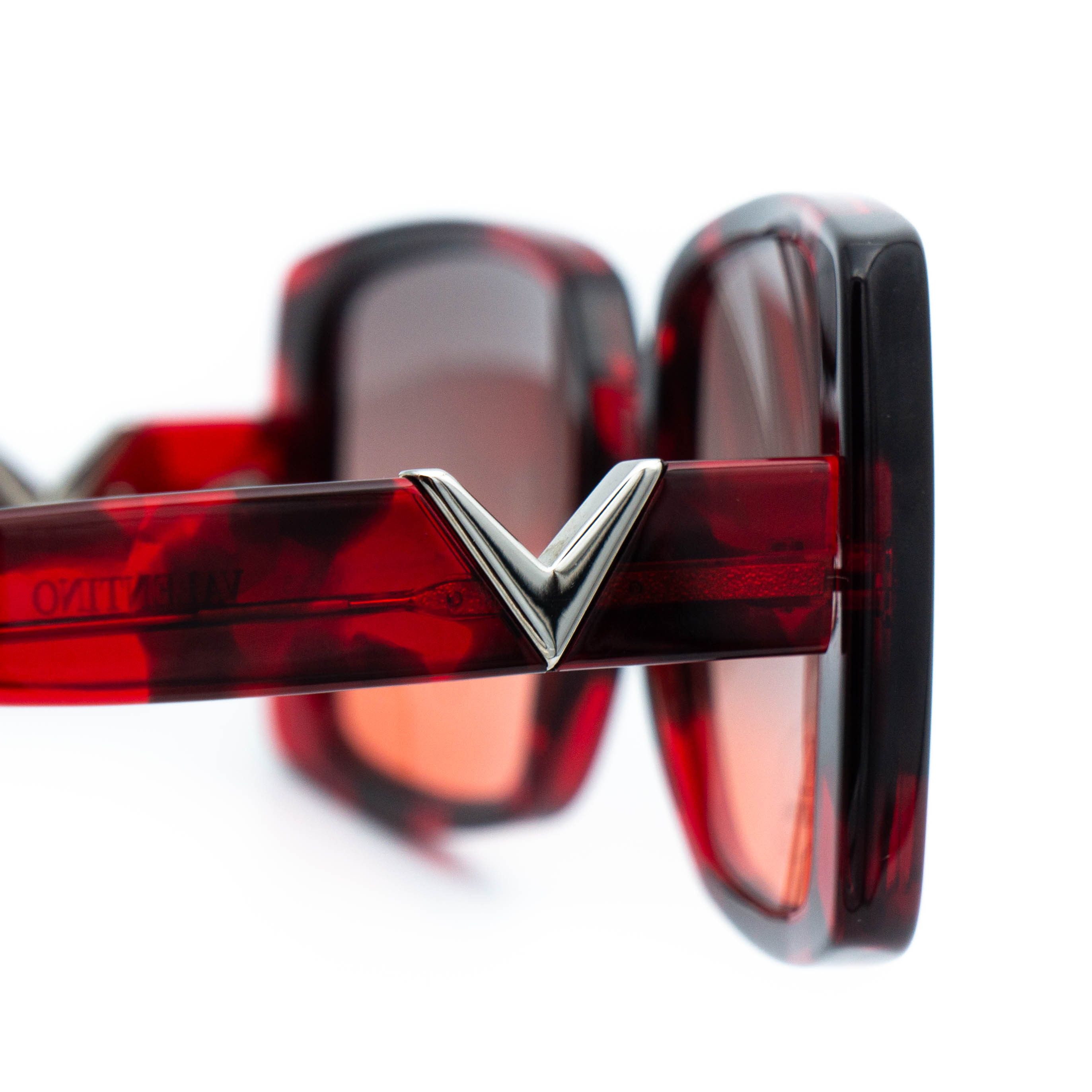 Valentino Valentino 5152 Red Sunglasses Vintage Size ONE SIZE - 3 Thumbnail