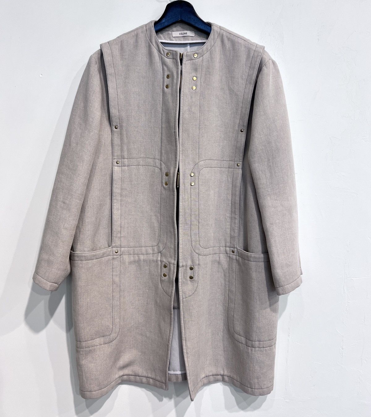 Céline coat linen Archive piece