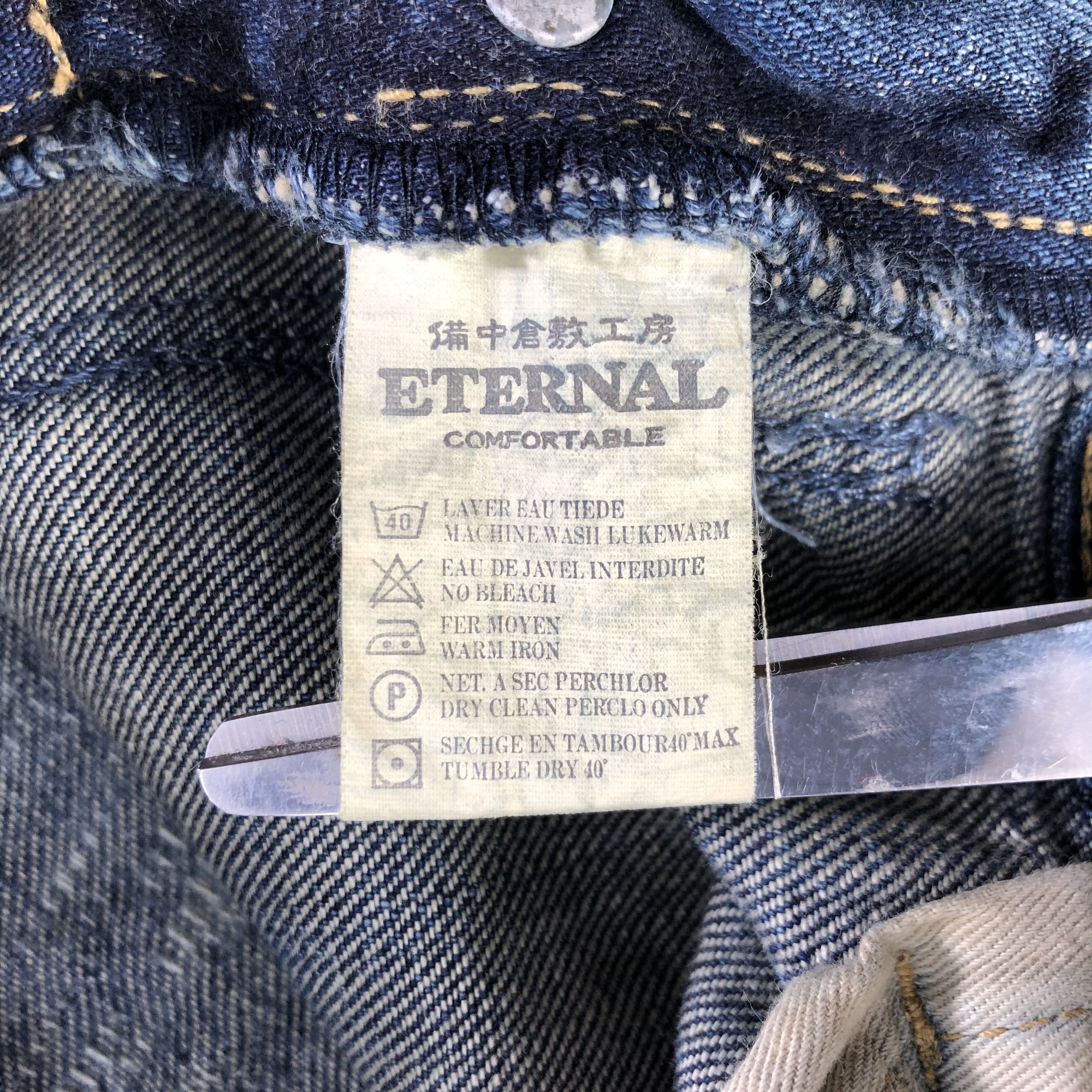 Eternal Eternal Ripped Denim Destroyed Jeans KJ2371 Size US 32 / EU 48 - 10 Thumbnail