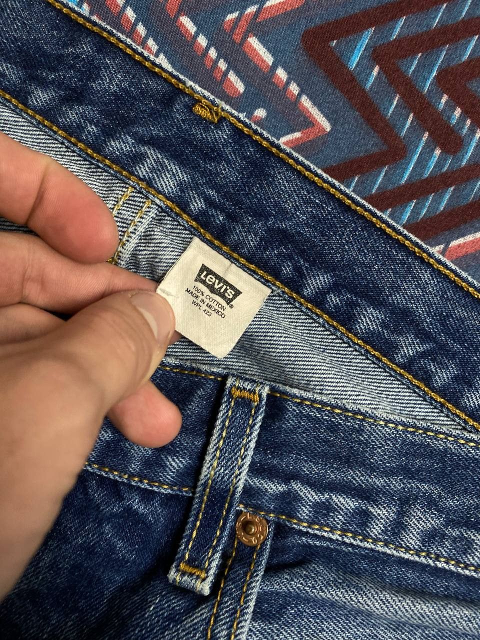 Levi's × Vintage Vintage CRAZY Faded Levi's 501 Denim Jeans Size US 36 / EU 52 - 2 Thumbnail