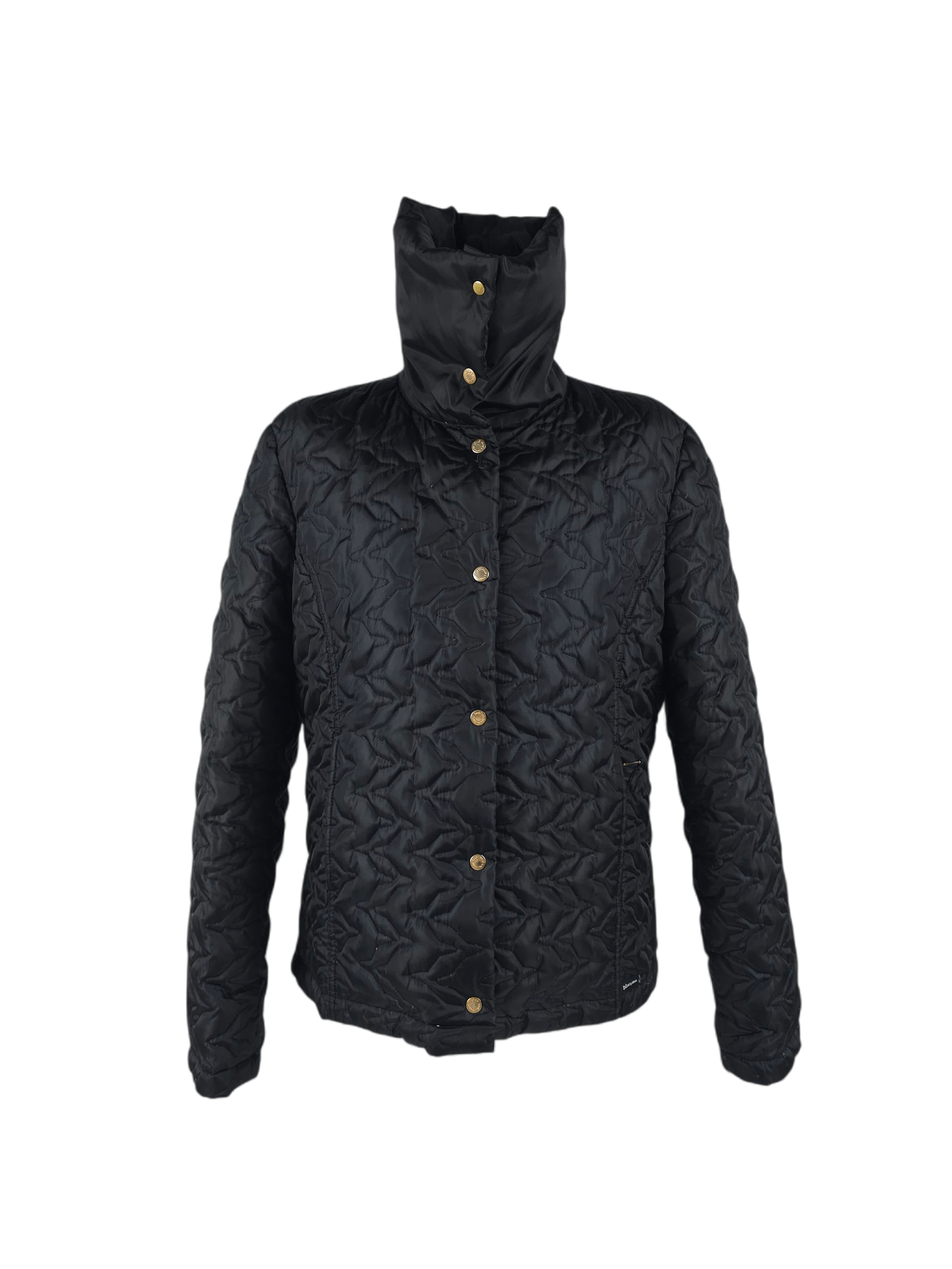 Dolce & Gabbana 💎 Dolce & Gabbana Black Quilted Down Jacket Size L Size L / US 10 / IT 46 - 1 Thumbnail