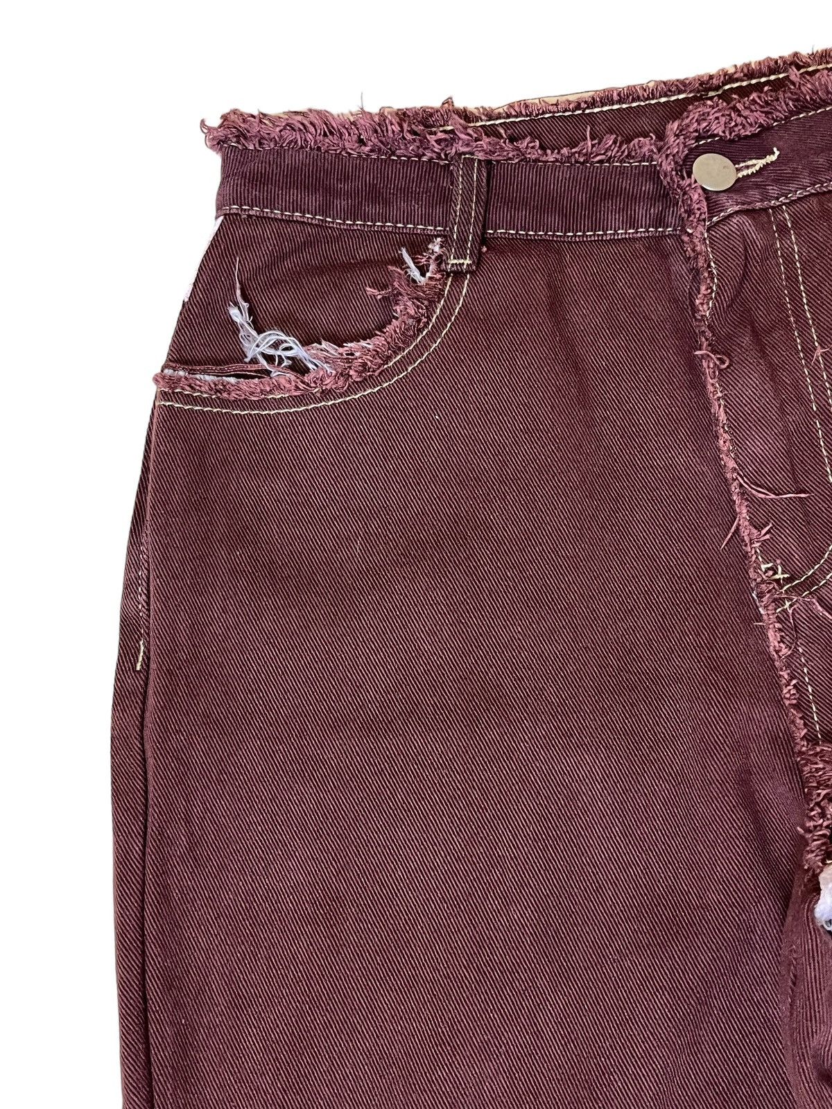 Japanese Brand JAPANESE BRAND SHEIN WOMEN PATCHWORK DISTRESSED PANT Size 29" - 5 Thumbnail