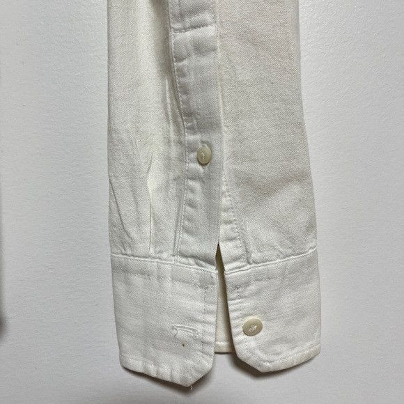 Club Monaco Club Monaco White Cotton Slim Fit Shirt - Size M Size US M / EU 48-50 / 2 - 8 Thumbnail