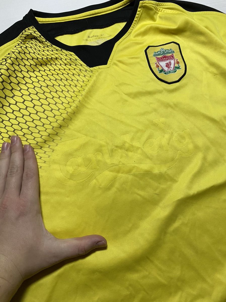 Reebok Vintage Liverpool 2004/05 away soccer football y2k t shirt Size US XXL / EU 58 / 5 - 9 Thumbnail