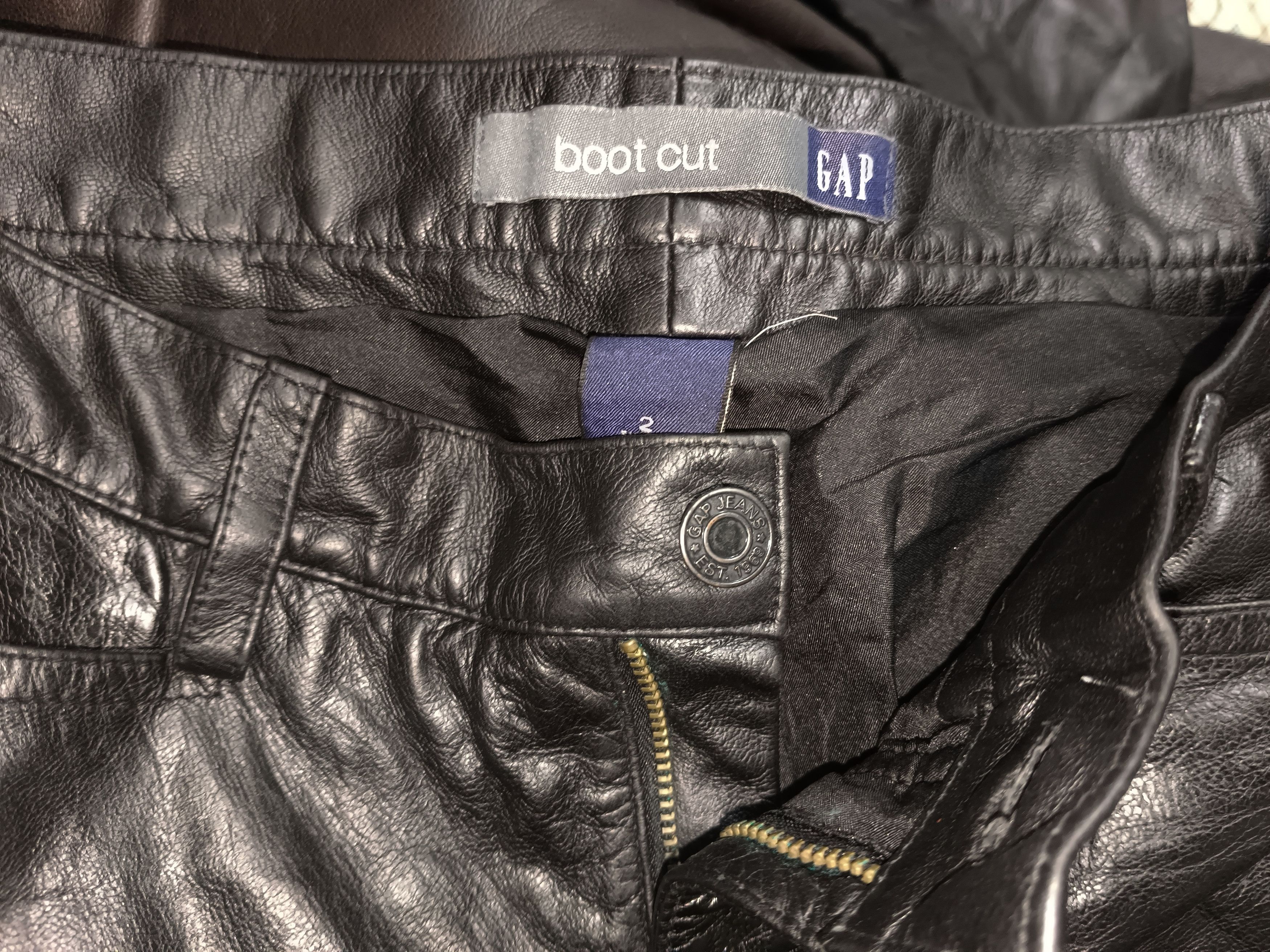 14th Addiction × Chrome Hearts × Le Grande Bleu (L.G.B.) Final Offer Real Leather Pant Vintage Rock Punk Hype Y2k Size US 27 - 8 Thumbnail