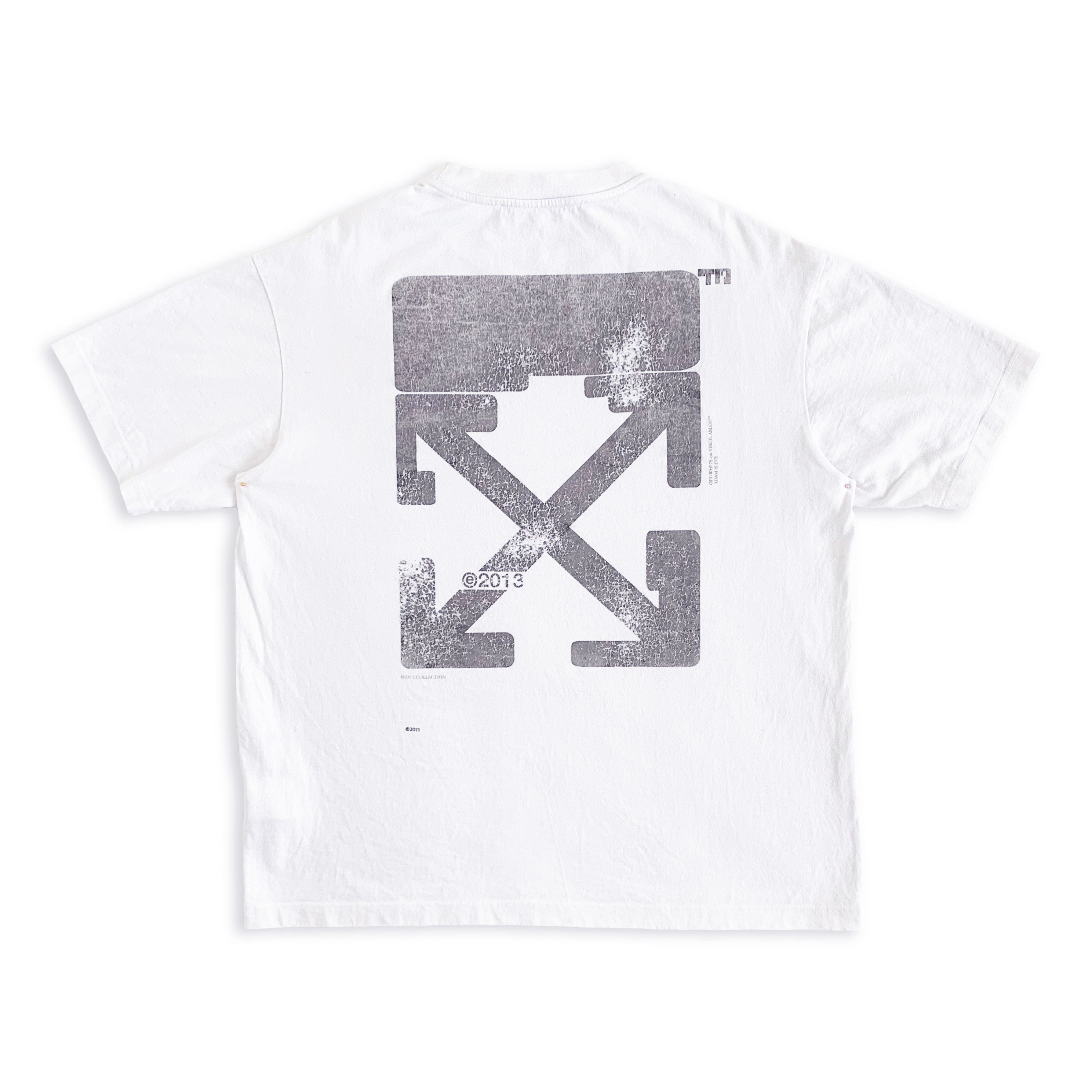 Virgil Abloh OFF WHITE Virgil Abloh 2013 Adam is Eve Man's Collection Tee Size US L / EU 52-54 / 3 - 3 Thumbnail