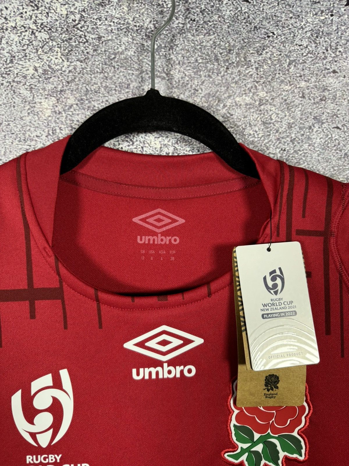Umbro × Vintage England Rugby Jersey Women's (Size UK12) Umbro Alt World Cup Size US S / EU 44-46 / 1 - 6 Thumbnail