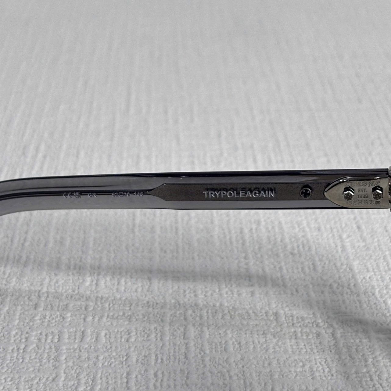 Chrome Hearts CHROME HEARTS TRYPOLEAGAIN GRAPHITE Size ONE SIZE - 10 Thumbnail