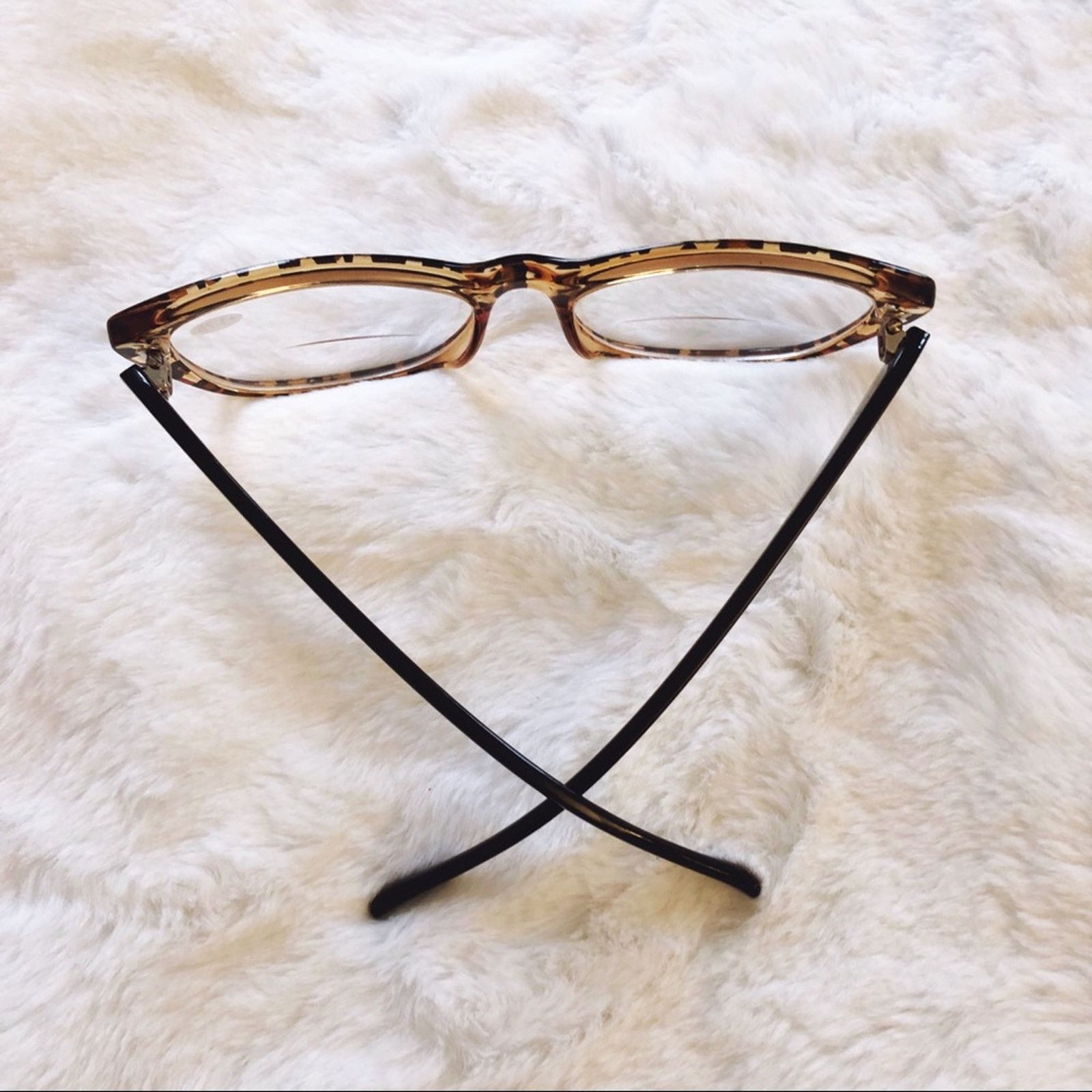 Other Bailey Cheetah Cat Eye Bi-Focal Reader Glasses Size ONE SIZE - 8 Thumbnail