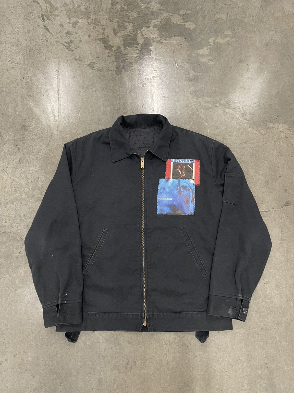 Other JOHN COLTRANE "SOULTRANE" PATCHWORK BLACK WORK JACKET Size US L / EU 52-54 / 3 - 2 Thumbnail