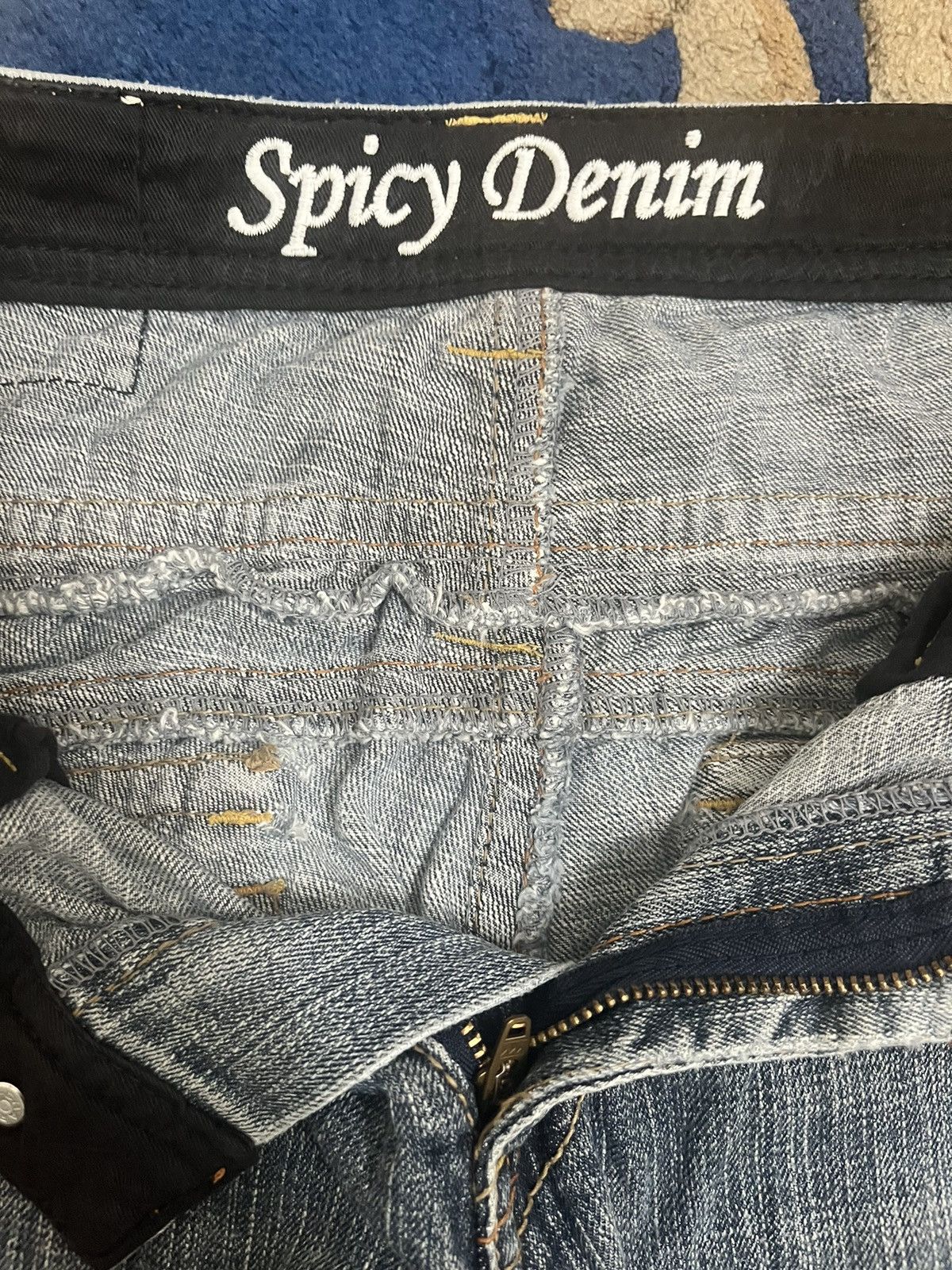 Japanese Brand × Vintage Vintage Spicy Denim Double Waist By Theoria Size US 30 / EU 46 - 4 Thumbnail