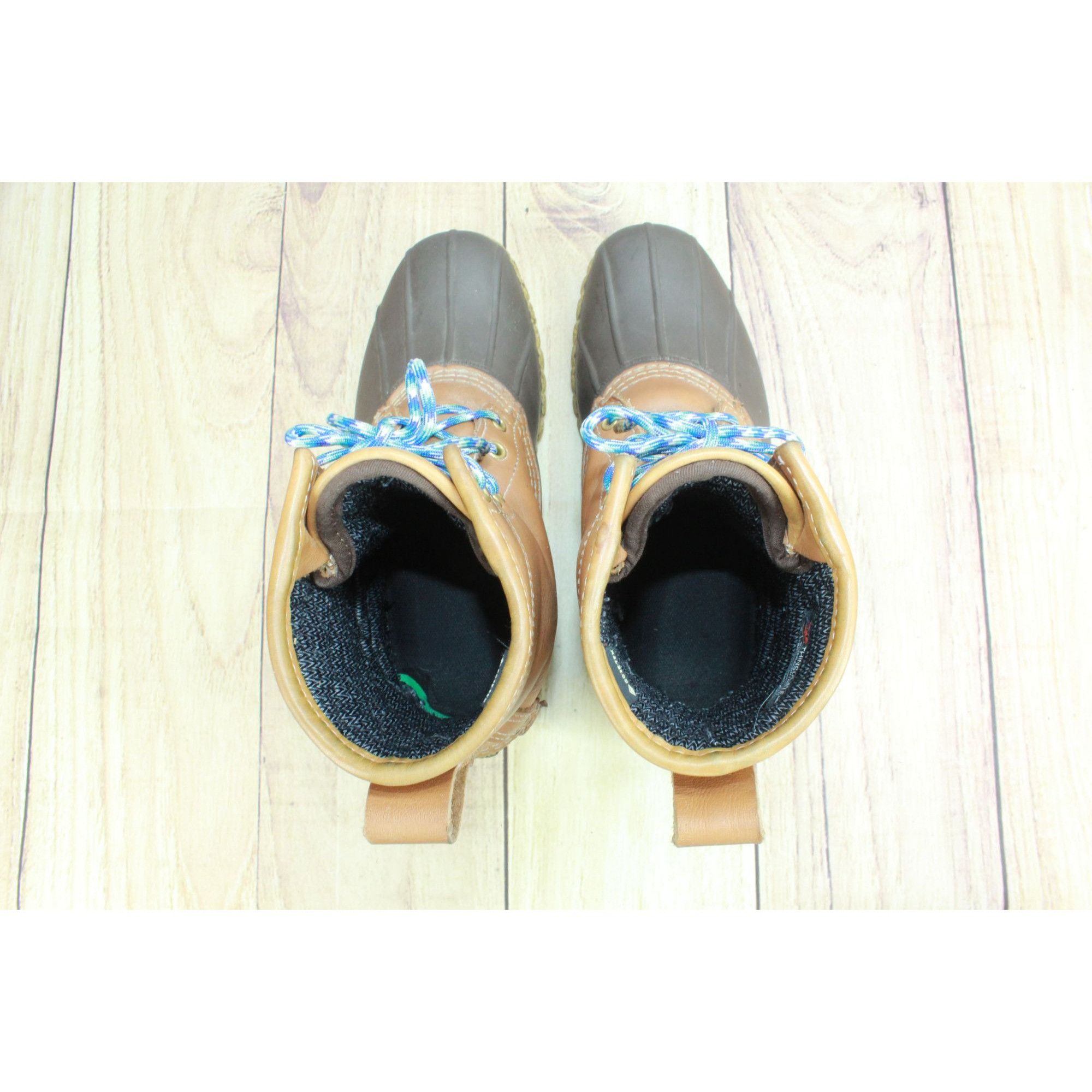 Goretex × L.L. Bean × Leather LL Bean Women's 8" Gore-tex Insulated Mid Calf Duck Boots Size US 8 / IT 38 - 7 Thumbnail