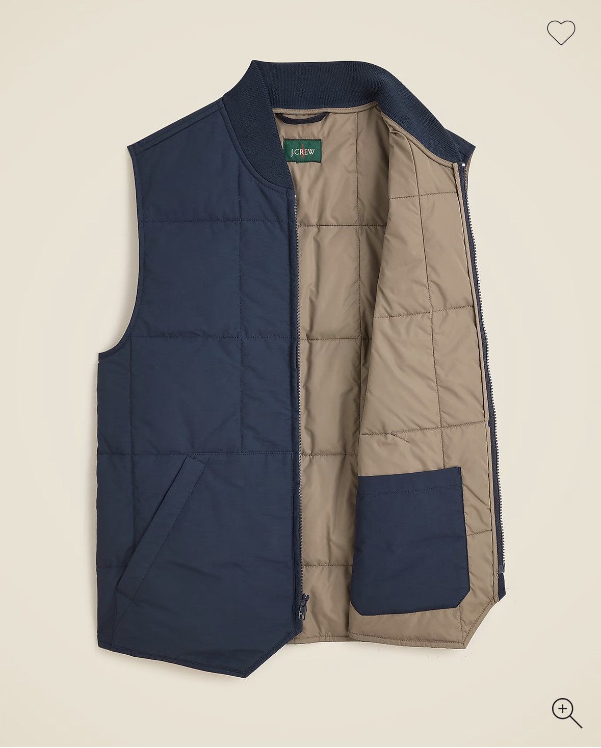 J.Crew J Crew Quilted Vest size Small Navy Size US S / EU 44-46 / 1 - 3 Thumbnail