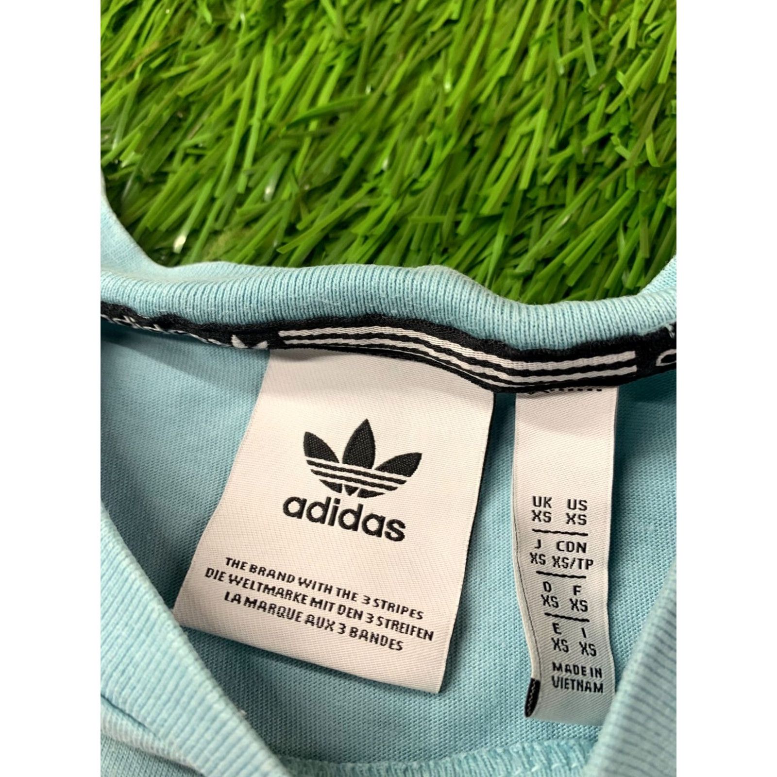 Adidas ADIDAS ORIGINAL T-SHIRT MEN XS COTTON JERSEY SHORT SLEEVE 100% COTTON Mint White Black Logo Basic Tee Summer 2020s Mens XS Size US XS / EU 42 / 0 - 5 Thumbnail