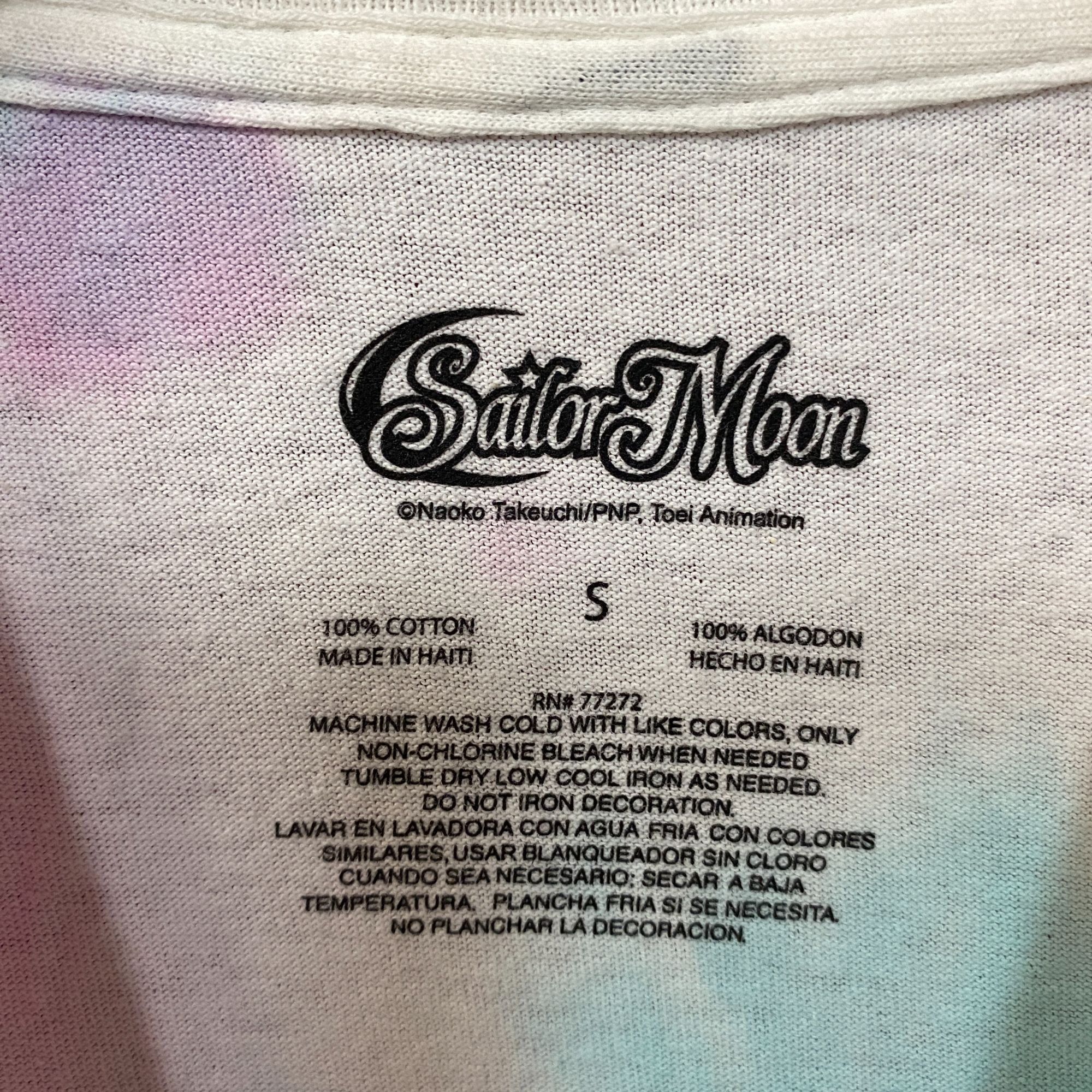 Anime Sailor Moon Sailor Scouts Anime Series T-Shirt Tie Dye Small Size US S / EU 44-46 / 1 - 4 Thumbnail