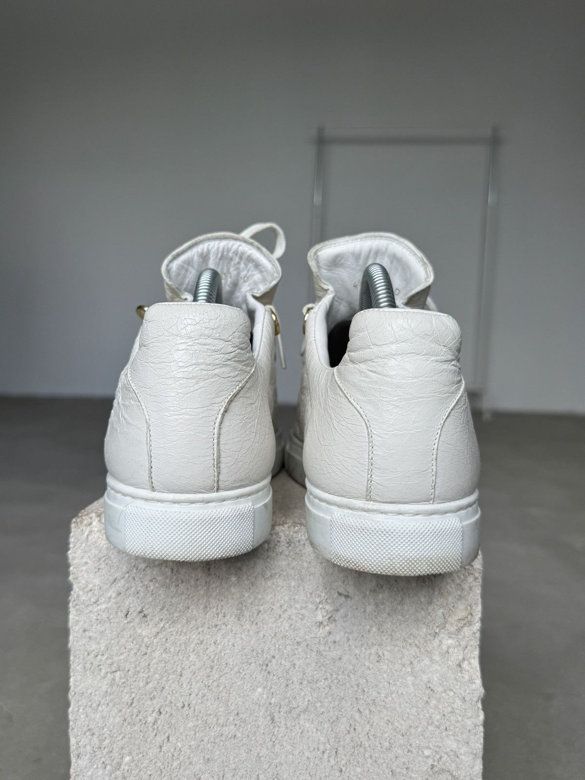 Balenciaga Balenciaga Arena Low Top Leather Sneakers Size US 7 / EU 40 - 6 Thumbnail