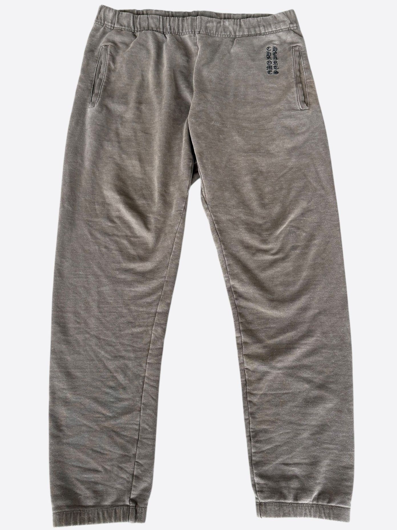 Chrome Hearts Olive & Black Embroidered Dagger Logo Sweatpants Size US 36 / EU 52 - 1 Thumbnail