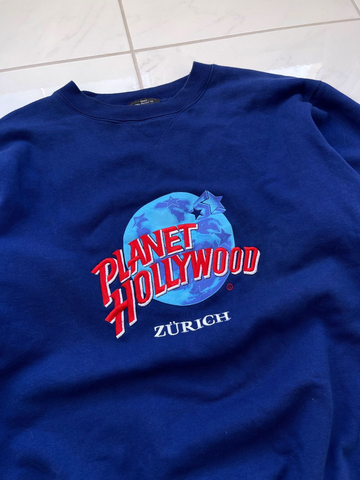 Planet Hollywood × Vintage Vintage Y2K Planet Hollywood 1991’s Sweatshirt Size US M / EU 48-50 / 2 - 3 Thumbnail