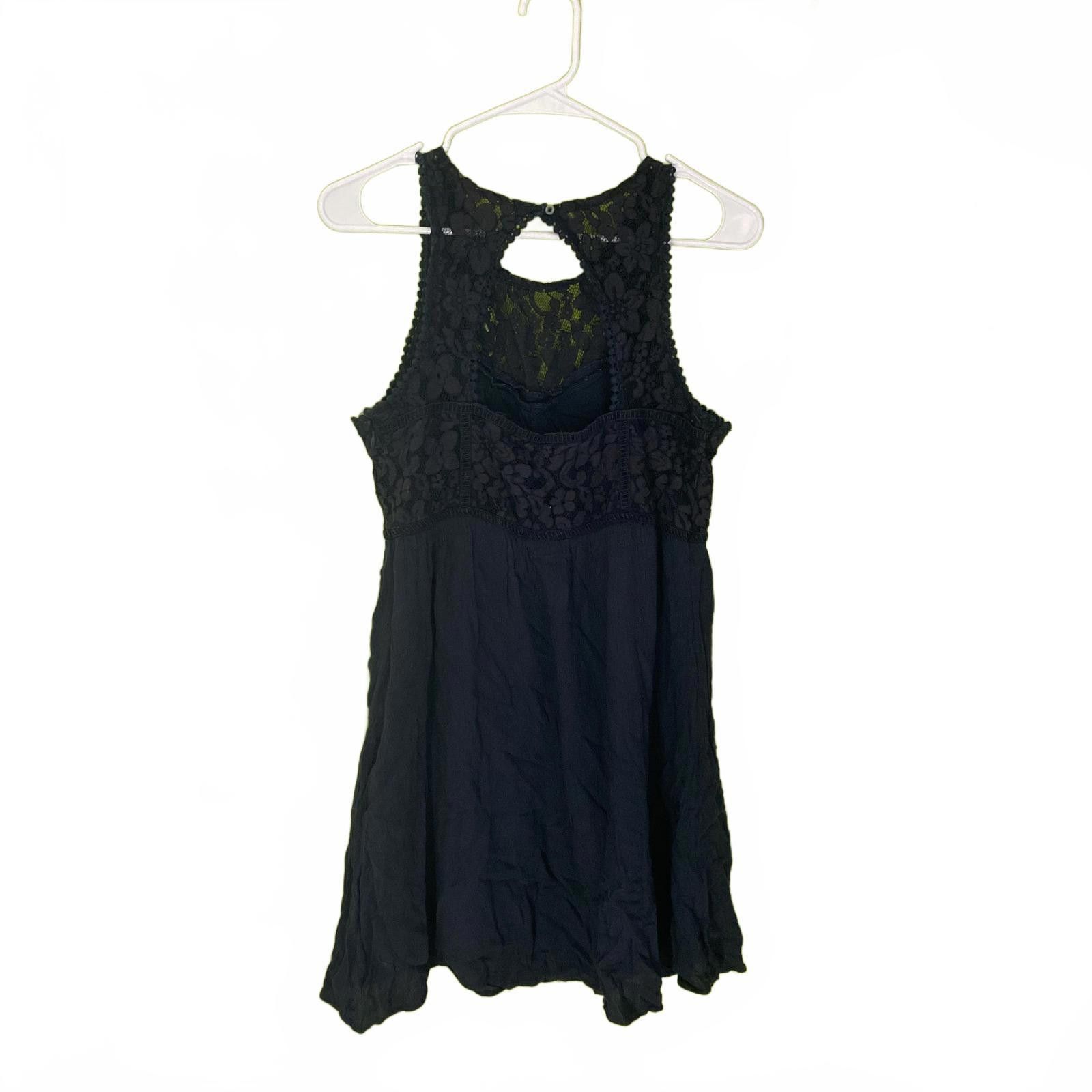 Abercrombie & Fitch Abercrombie Blue Mini Dress S Size S / US 4 / IT 40 - 2 Thumbnail