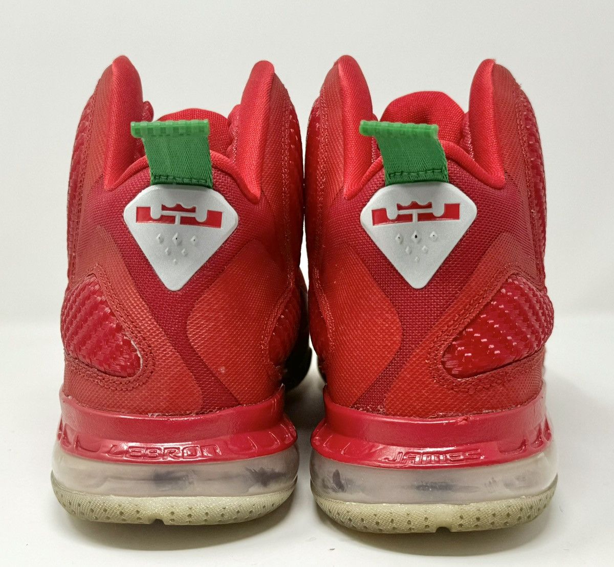 Nike × Vintage Nike LeBron IX 9 Christmas 469764-602 size 9.5 Size US 9.5 / EU 42-43 - 5 Thumbnail