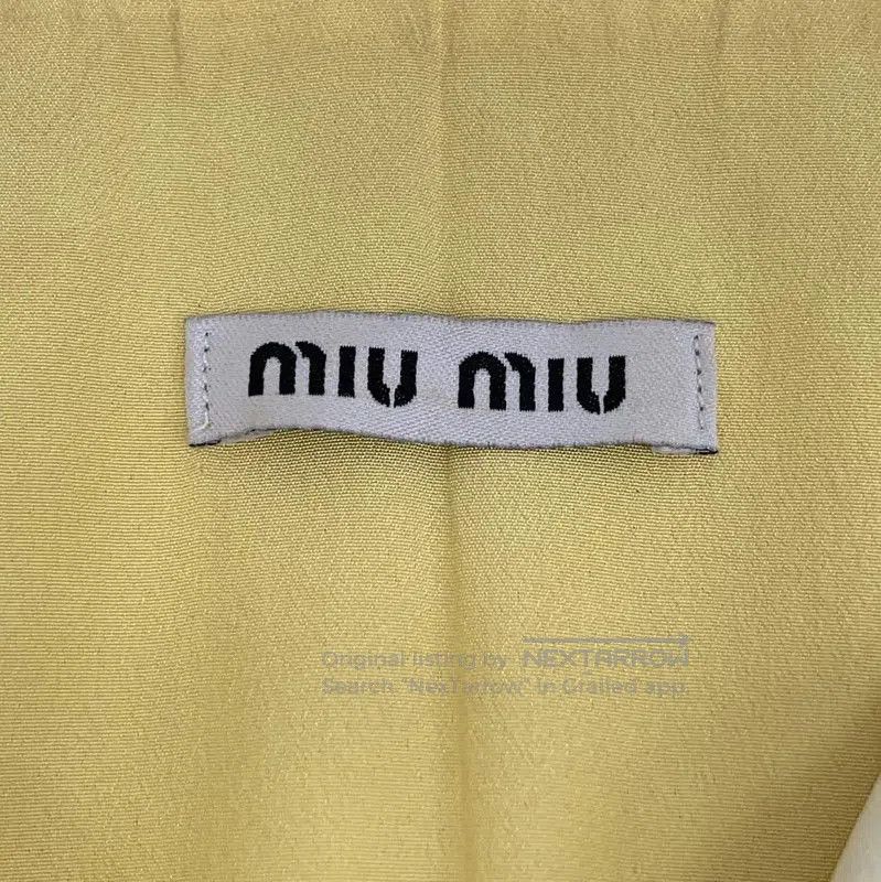 Miu Miu Miu Miu Yellow Women's Jacket . Size M / US 6-8 / IT 42-44 - 5 Thumbnail