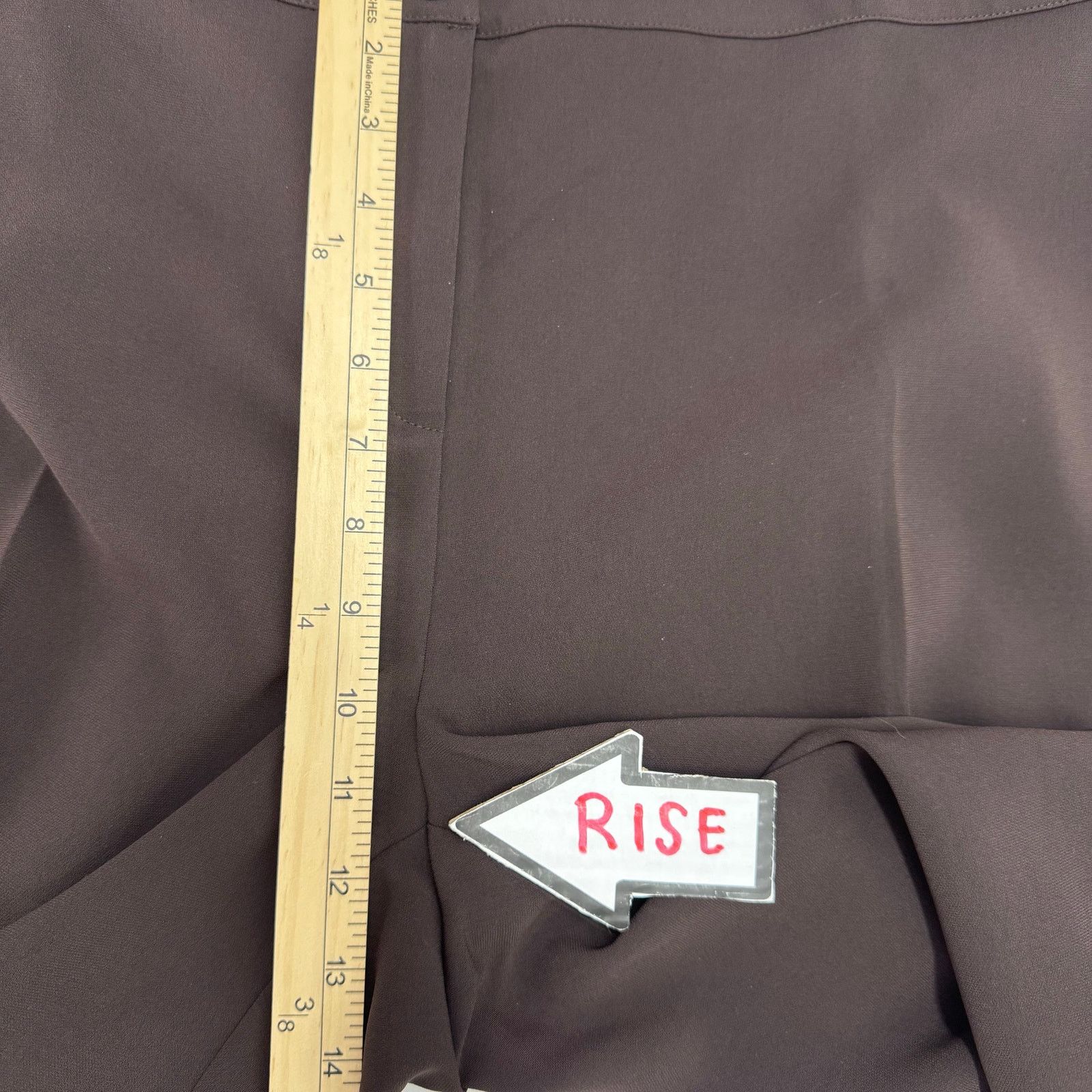 Marina Rinaldi NWT Marina Rinaldi Reame Cigarette Pants Brown Plus Size 20 Size 42" / US 20 - 6 Thumbnail