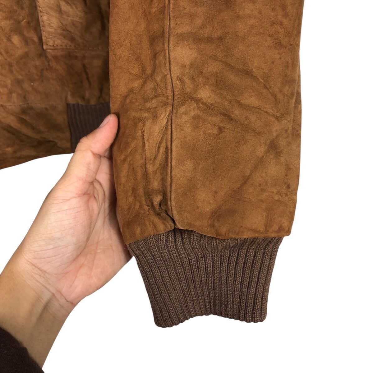 Japanese Brand 📌Vintage Genuine Leather Jacket Button Unknown Issey Miyake Size US M / EU 48-50 / 2 - 16 Thumbnail