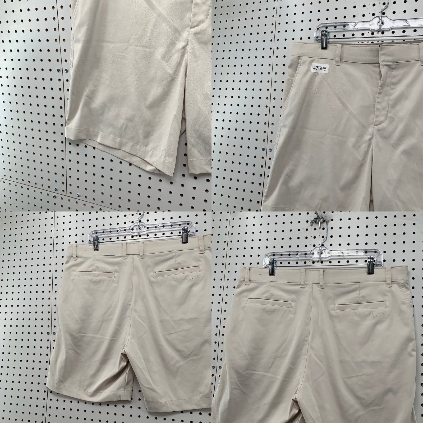 Nike Nike Golf Shorts Mens 38 Beige 100% Polyester Active Preppy 39x8 Size US 38 / EU 54 - 8 Thumbnail