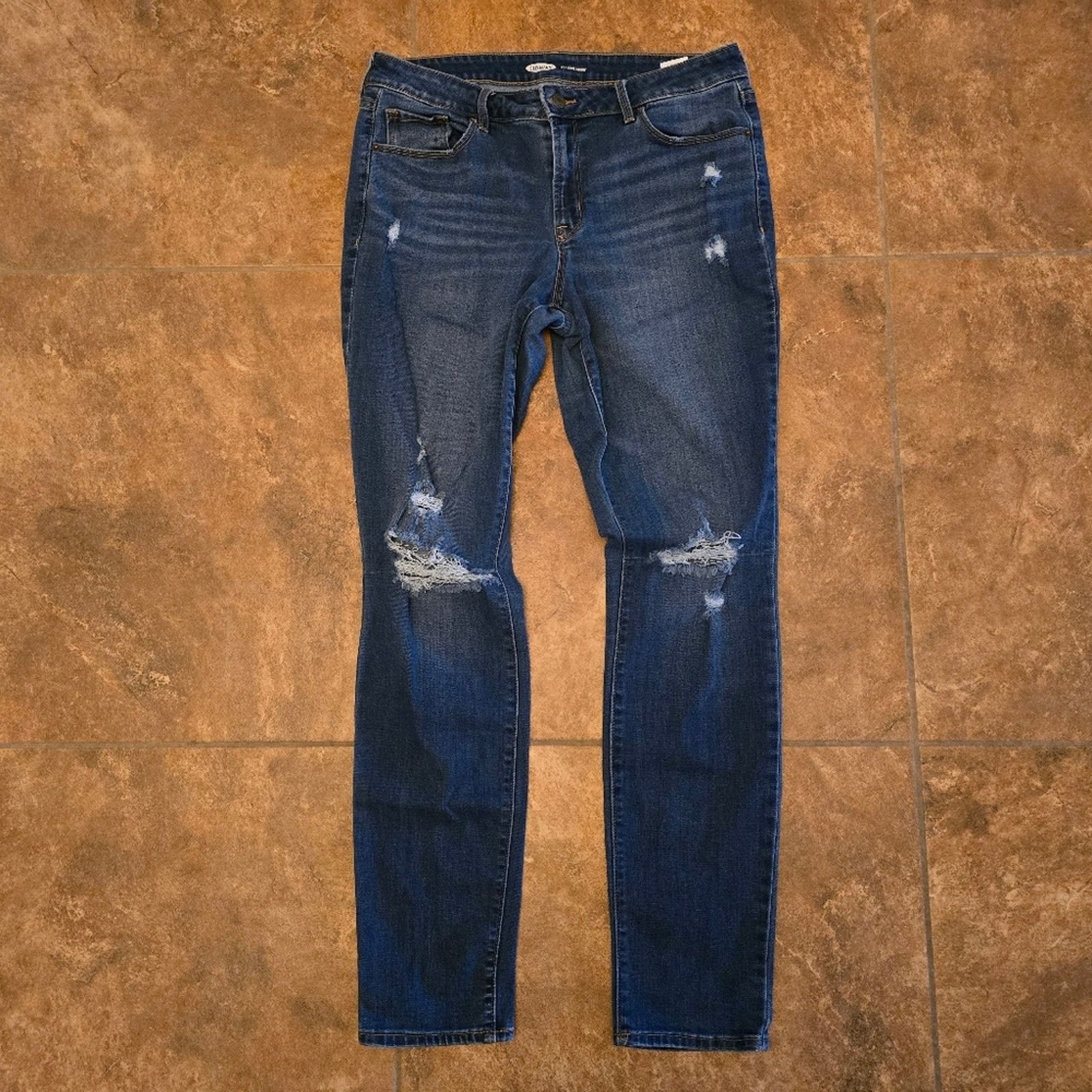 Old Navy Dark Denim | OLD NAVY | Pop Icon Skinny Jean Size 34" / US 12 / IT 48 - 1 Thumbnail