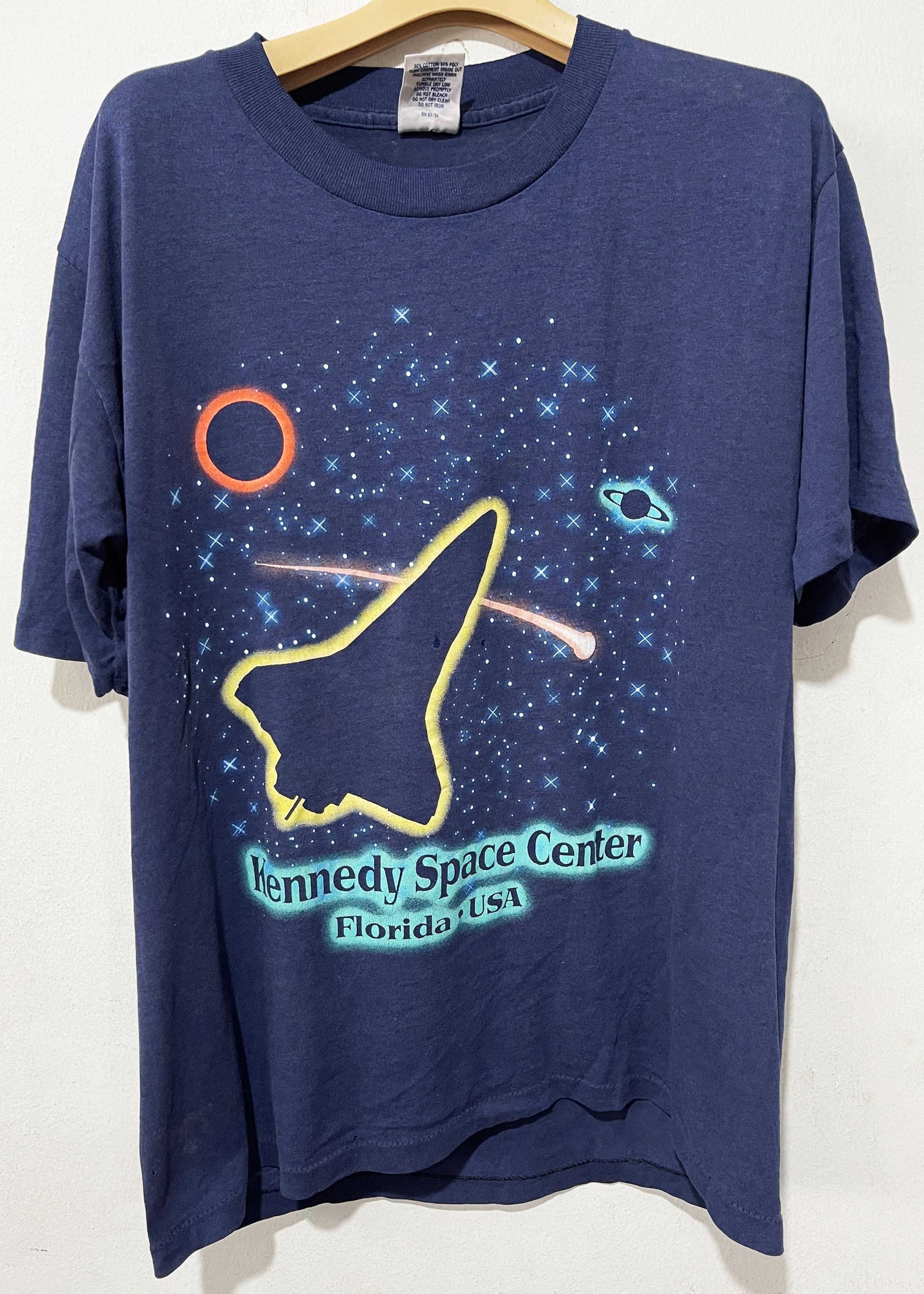 Arts & Science × NASA × Vintage Vintage 80s Kennedy Space Center Shirt Size US L / EU 52-54 / 3 - 1 Thumbnail