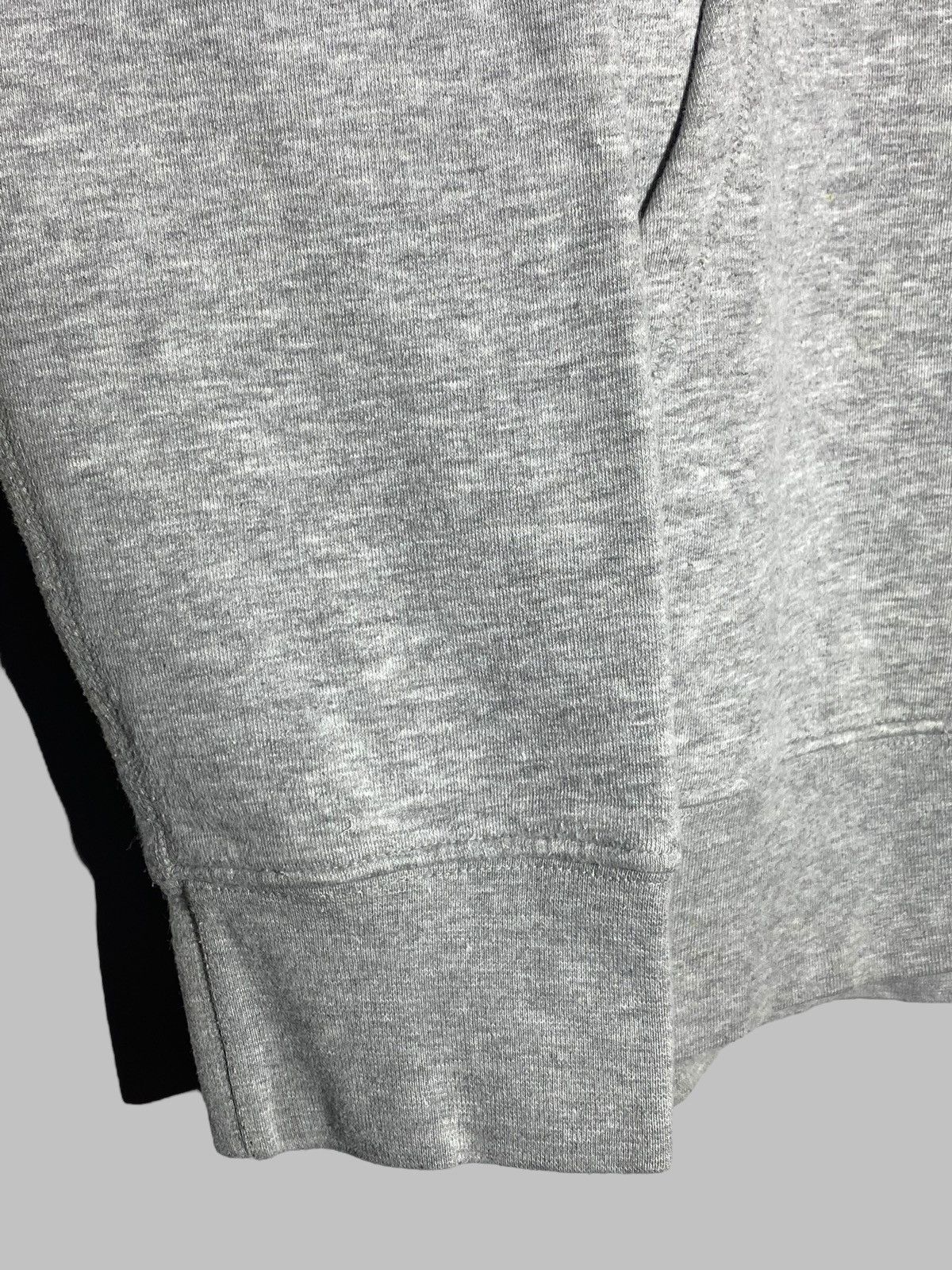 Nike 🔥 VINTAGE 00s NIKE Y2k DRILL SWOOSH GREY HOODIE SWEATSHIRT 🔥 Size US XL / EU 56 / 4 - 7 Thumbnail