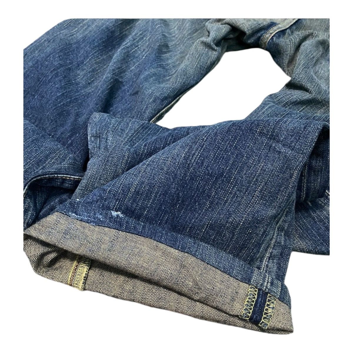 Edwin × Japanese Brand × Vintage Edwin Lot 504 Regular Straight Cut Pants Indigo Jeans Size US 36 / EU 52 - 13 Thumbnail