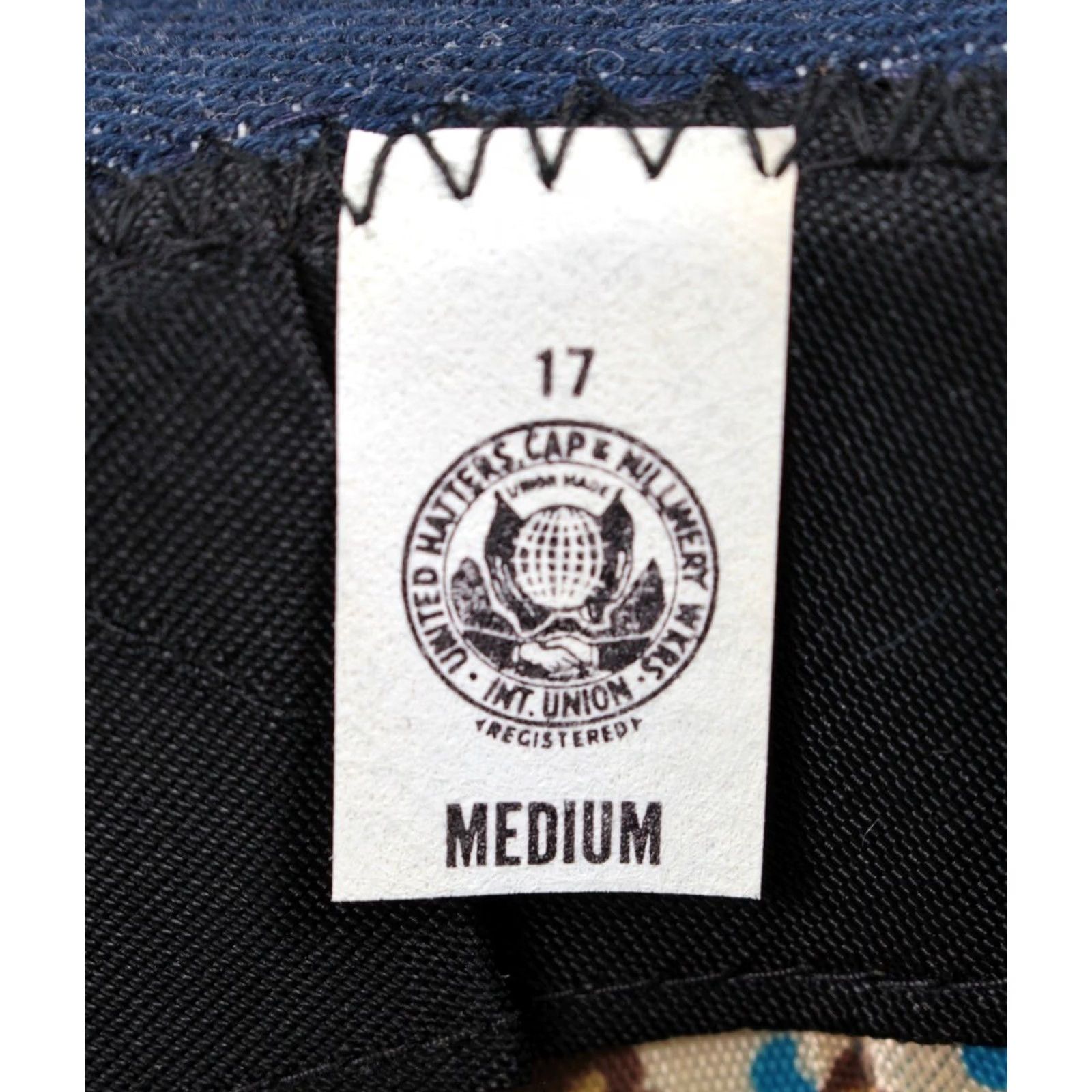 Vintage VTG 70s Hat Men Denim Cowboy Hat Horse Detail Sz M 1970s Blue Cowboy Mens Denim Hat Size ONE SIZE - 6 Thumbnail