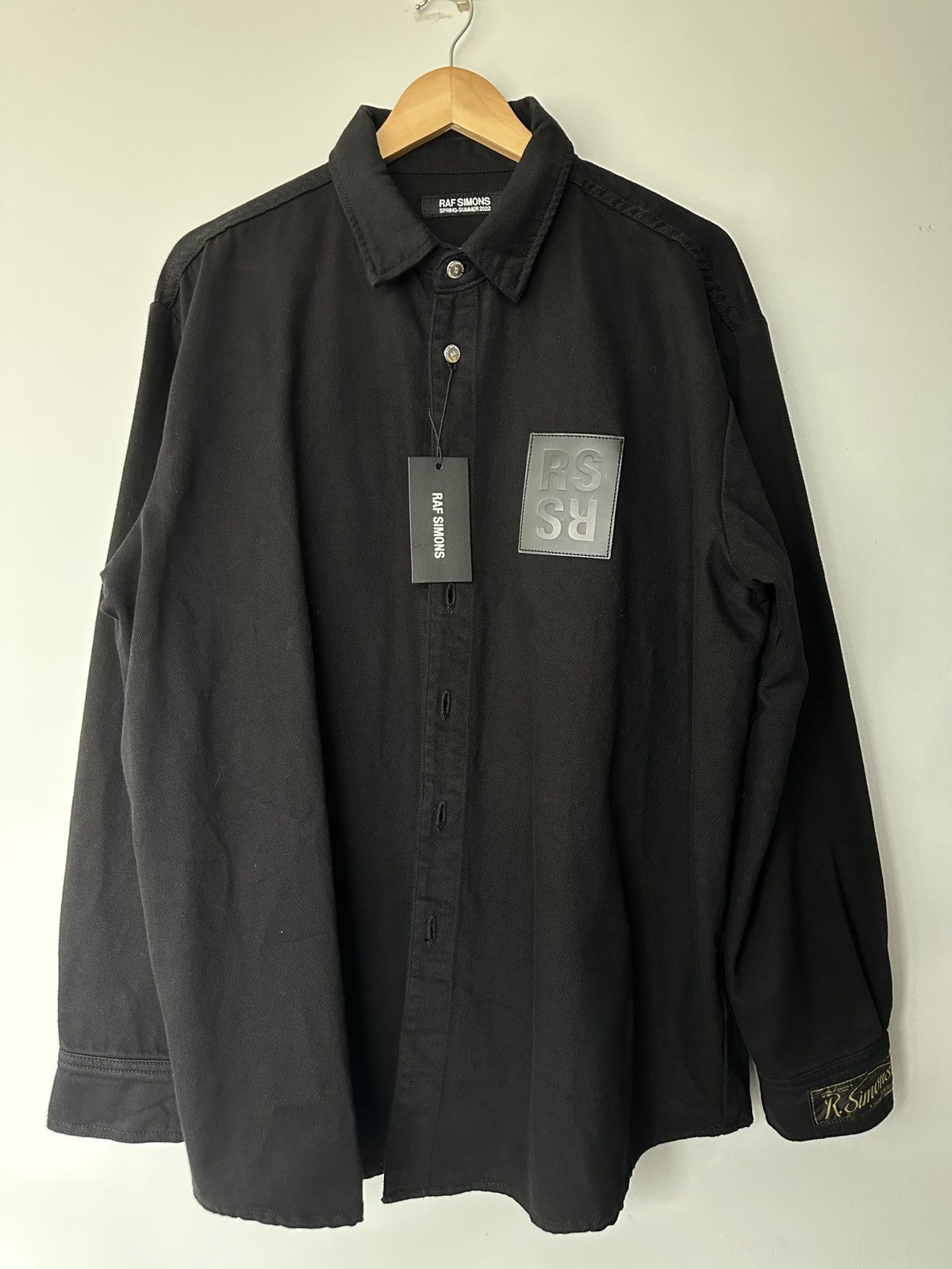 ジャケット・アウター raf simons 22ss Straight fit denim shirt RAF SIMONS（ラフ シモンズ） 22SS Straight fit denim shirt with