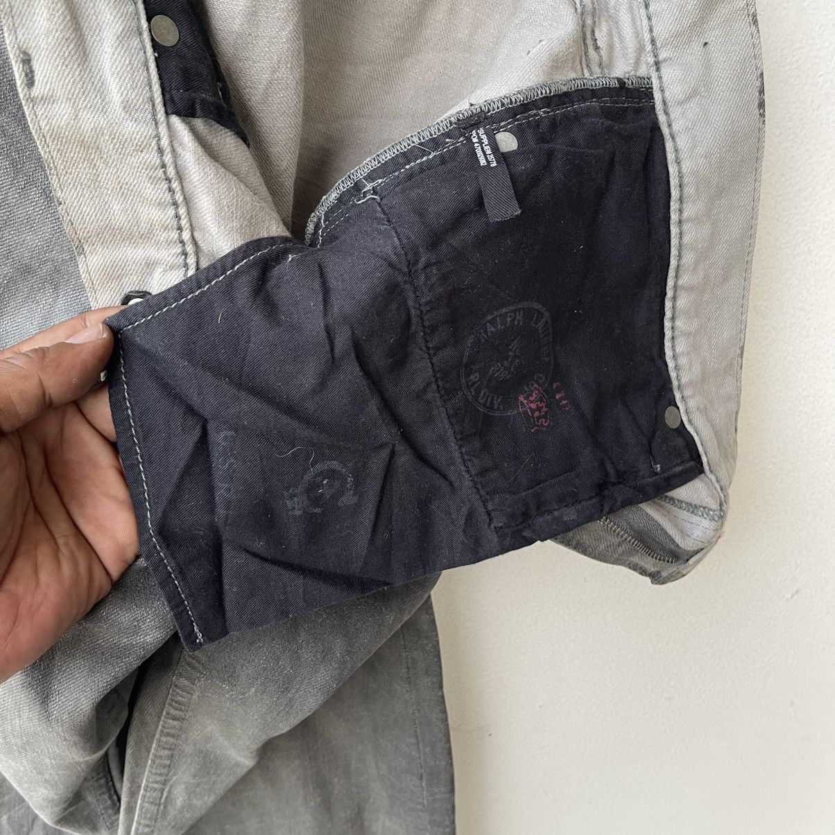 Ralph Lauren Archival Ralph Lauren Straight Fit Coated Cotton Trousers Size US 32 / EU 48 - 18 Thumbnail