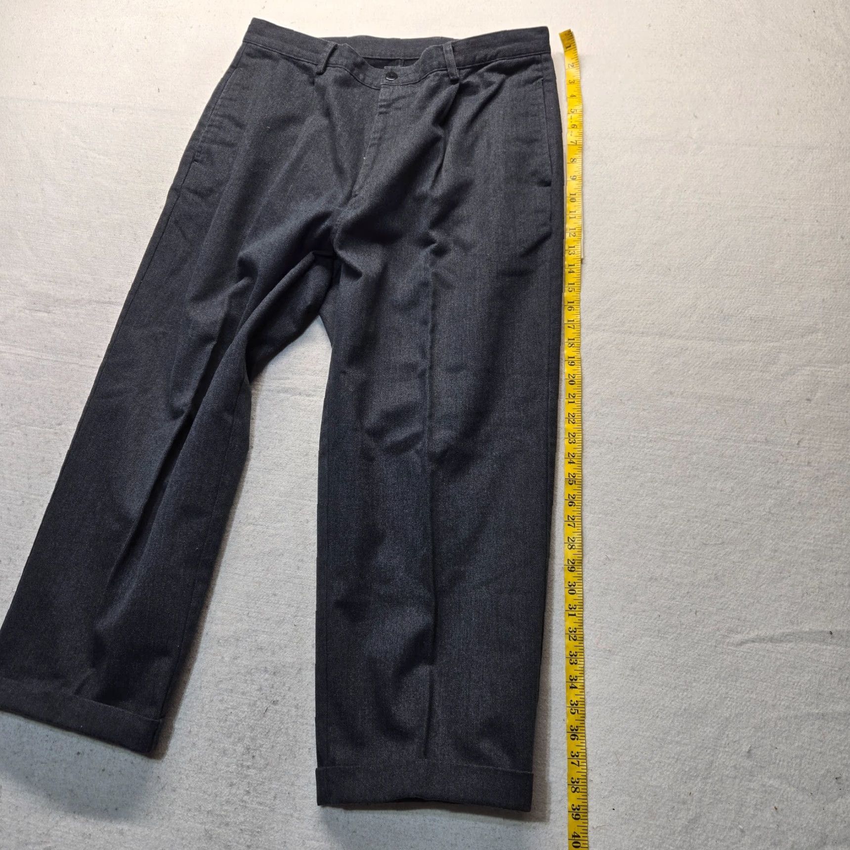 Nautica Nautica Hampton Pant Dress Wool Blend Dress Pants Flint Heather Men's 36 X 34 Size US 36 / EU 52 - 7 Thumbnail