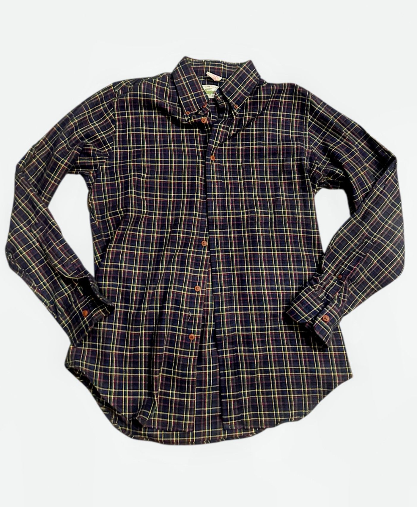Lacoste Vintage Lacoste by Izod Flannel Mens S Plaid Button Down Size US M / EU 48-50 / 2 - 1 Thumbnail