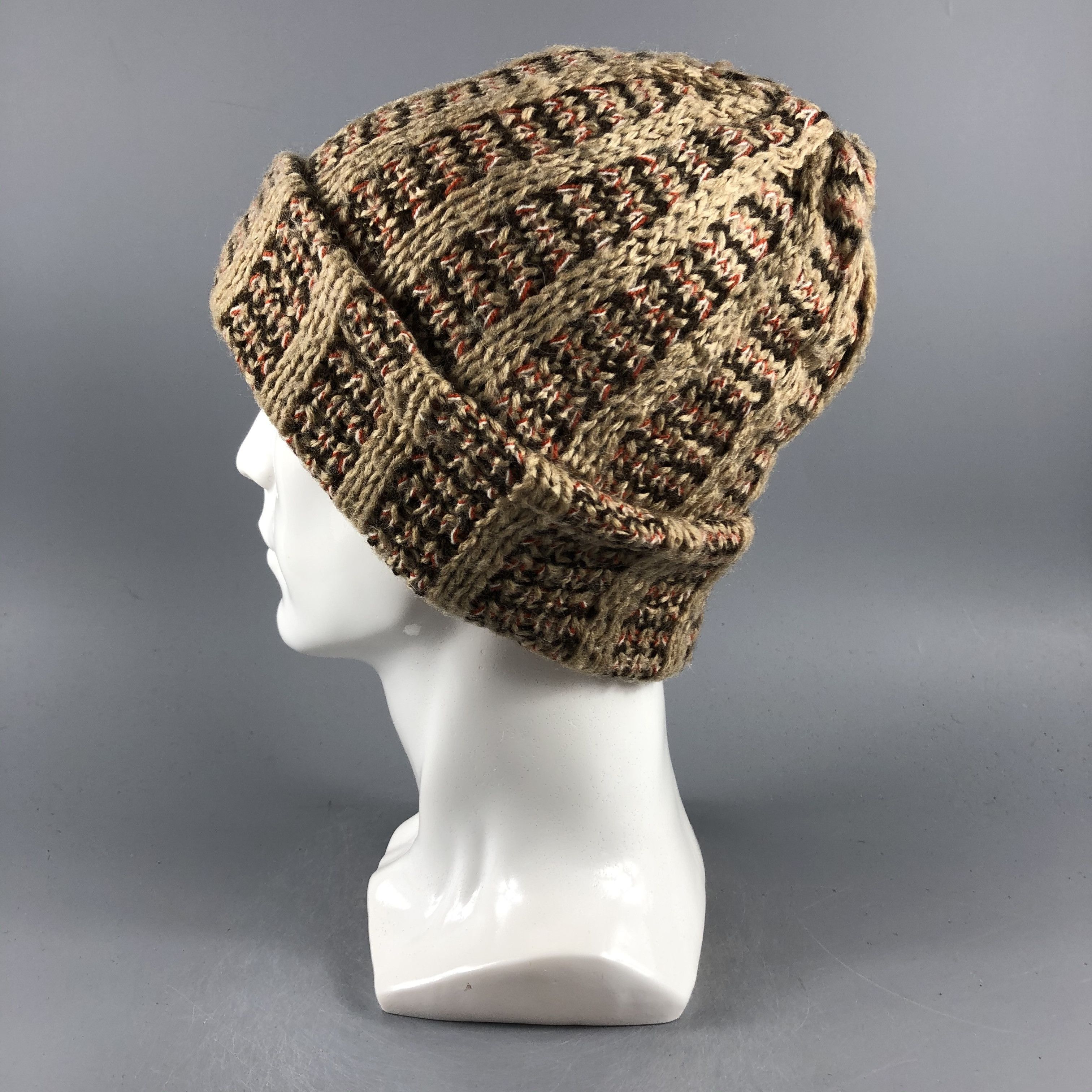 Japanese Brand × Vintage Unknown Ribbed Knit Beanie Snow Hat Snow Cap -D465 Size ONE SIZE - 1 Thumbnail