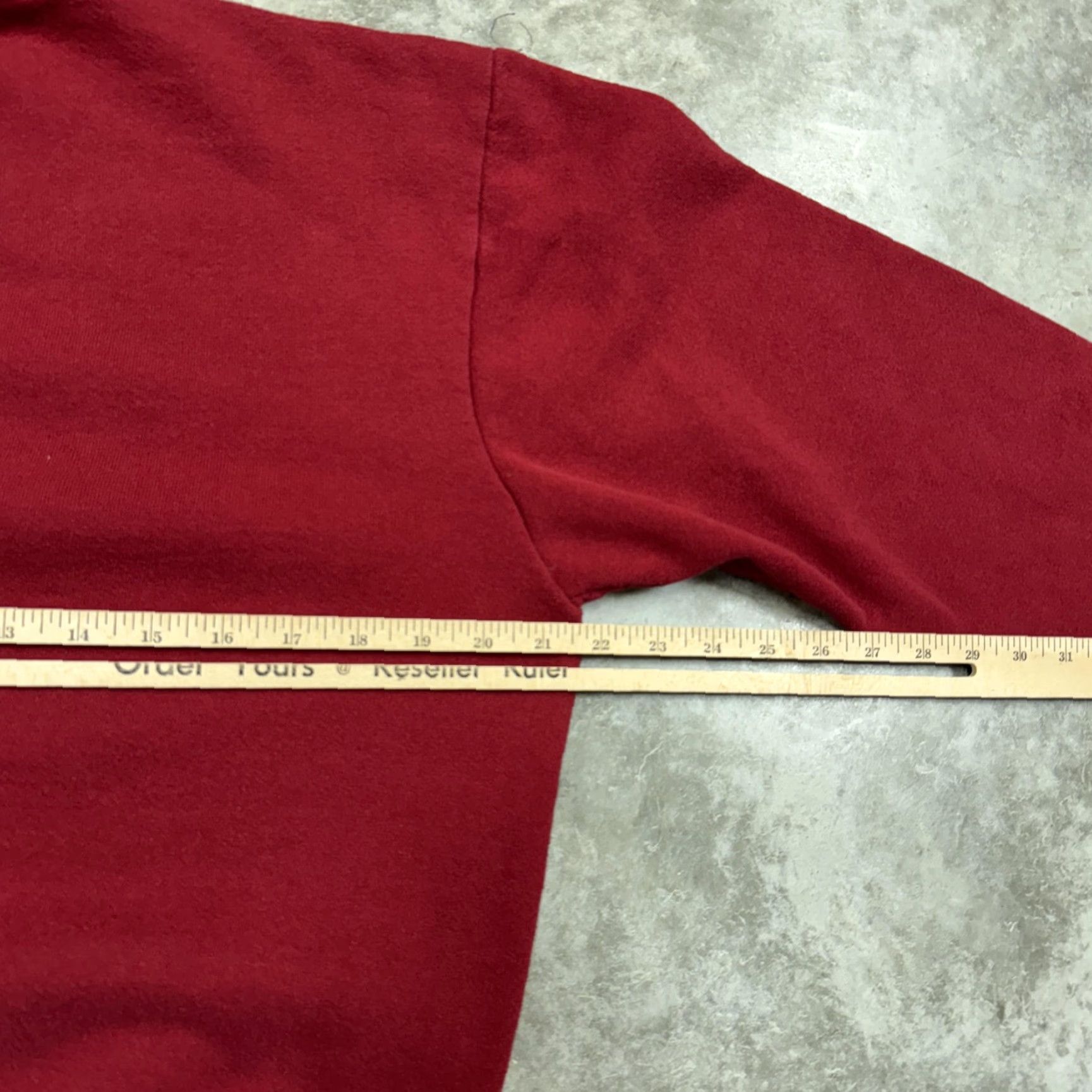 Jerzees VINTAGE Jerzees Sweatshirt Mens M Red Fleece Crewneck Pullover Blank 90s Size US M / EU 48-50 / 2 - 4 Thumbnail
