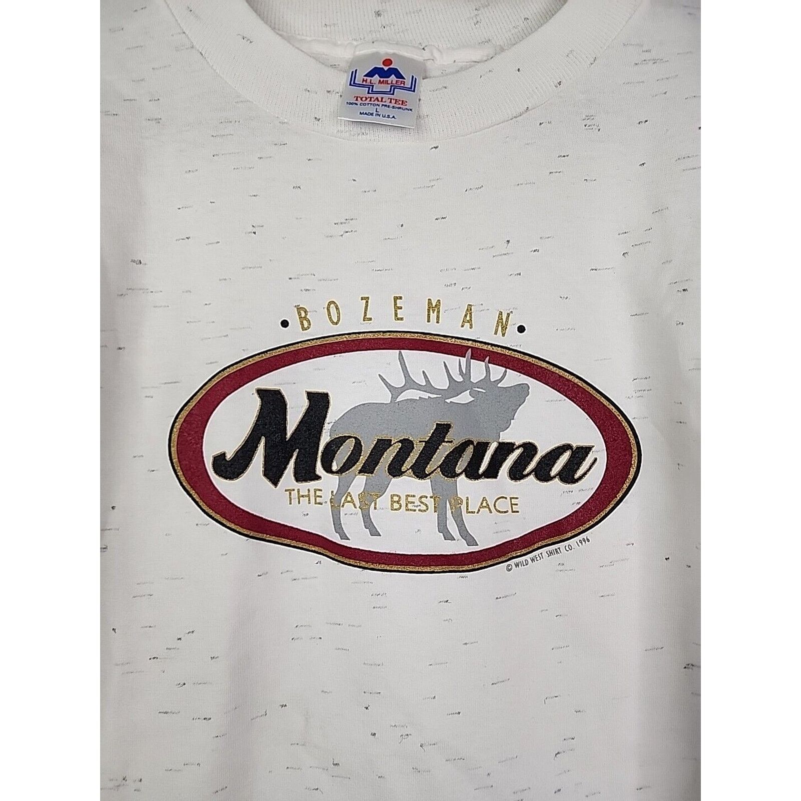 Vintage Vintage Bozeman Shirt Montana Nature Elk Graphic Tee 90s L Size US L / EU 52-54 / 3 - 3 Thumbnail