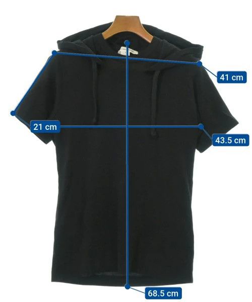 Comme des Garcons SHIRT T-Shirts cut and sewn hooded cotton short sleeve Black Size US M / EU 48-50 / 2 - 3 Thumbnail