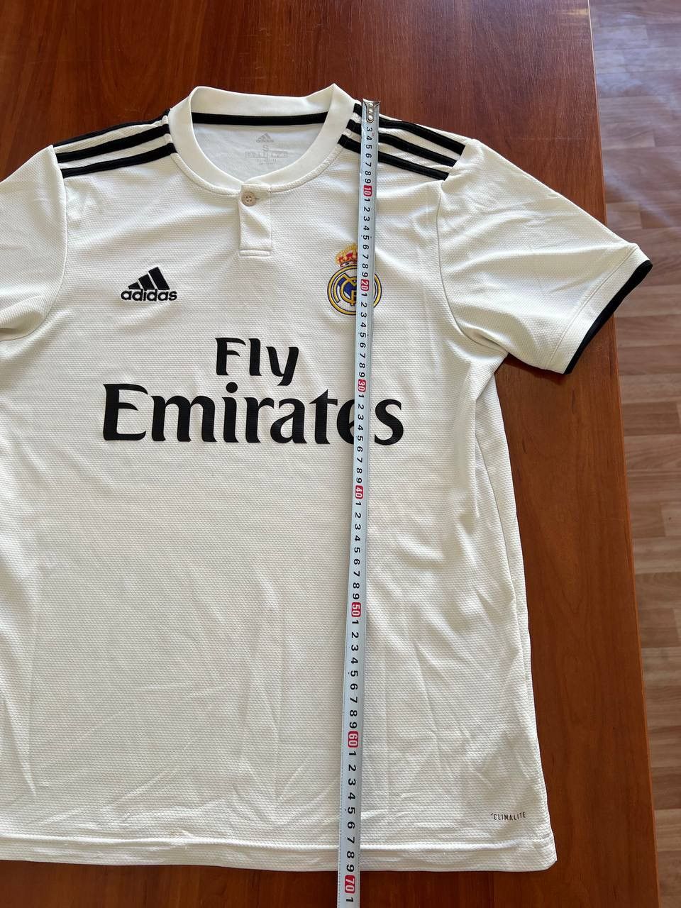 Adidas 2018/19 REAL MADRID HOME SOCCER JERSEY FOOTBALL SHIRT SIZE S Size US S / EU 44-46 / 1 - 16 Thumbnail