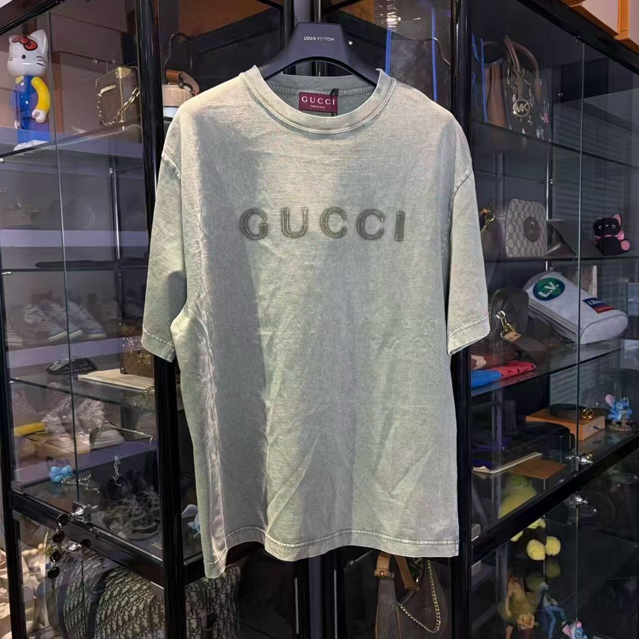 Gucci Gucci Distressed Green T-Shirt m Men Size US M / EU 48-50 / 2 - 1 Thumbnail