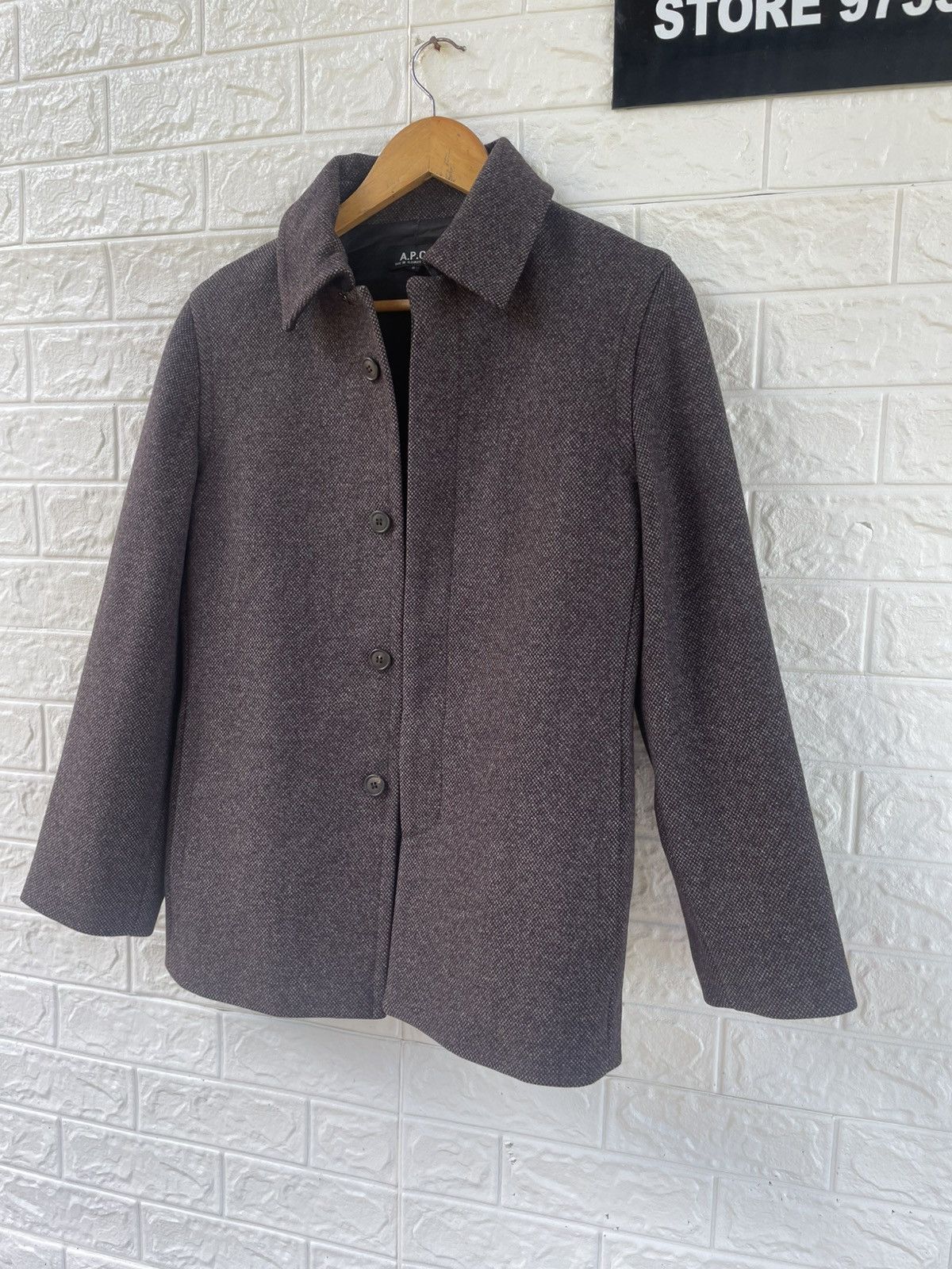 A.P.C. × Japanese Brand × Vintage Vintage A.P.C Wool Jacket Size US S / EU 44-46 / 1 - 4 Thumbnail
