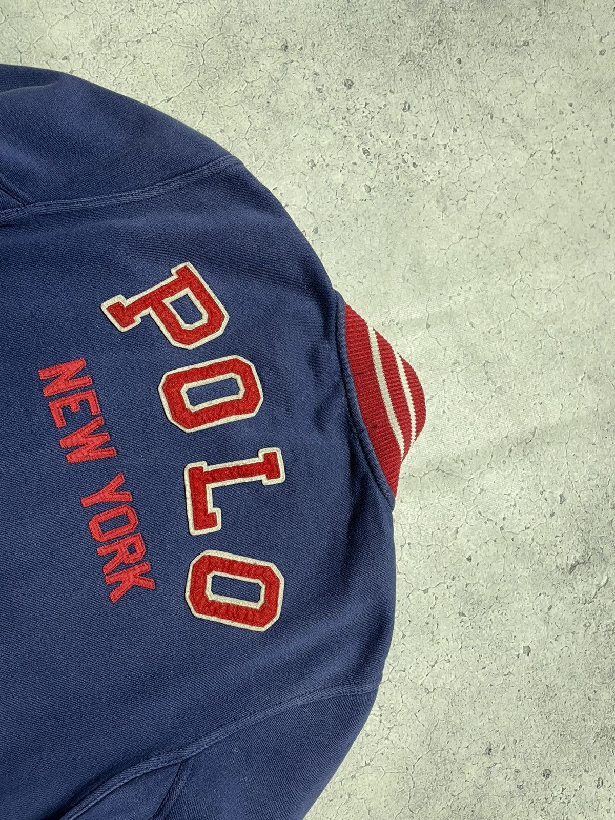 Polo Ralph Lauren Vintage Polo Ralph Lauren New York Big Logo Bomber Jacket Size US S / EU 44-46 / 1 - 10 Thumbnail